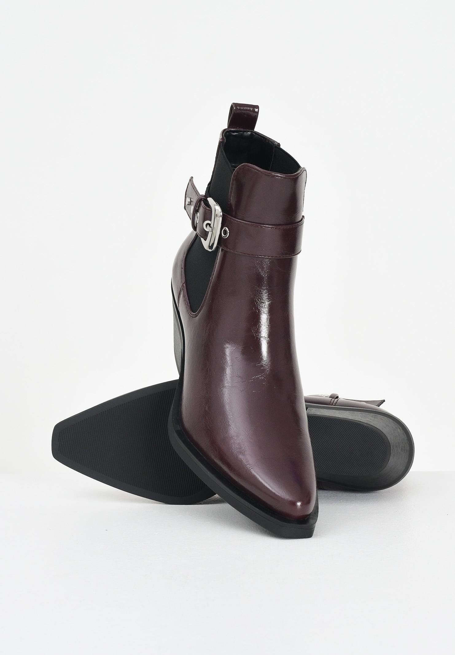 ONLY Stivaletti bordeaux da donna 15356360 Burgundy ONLY