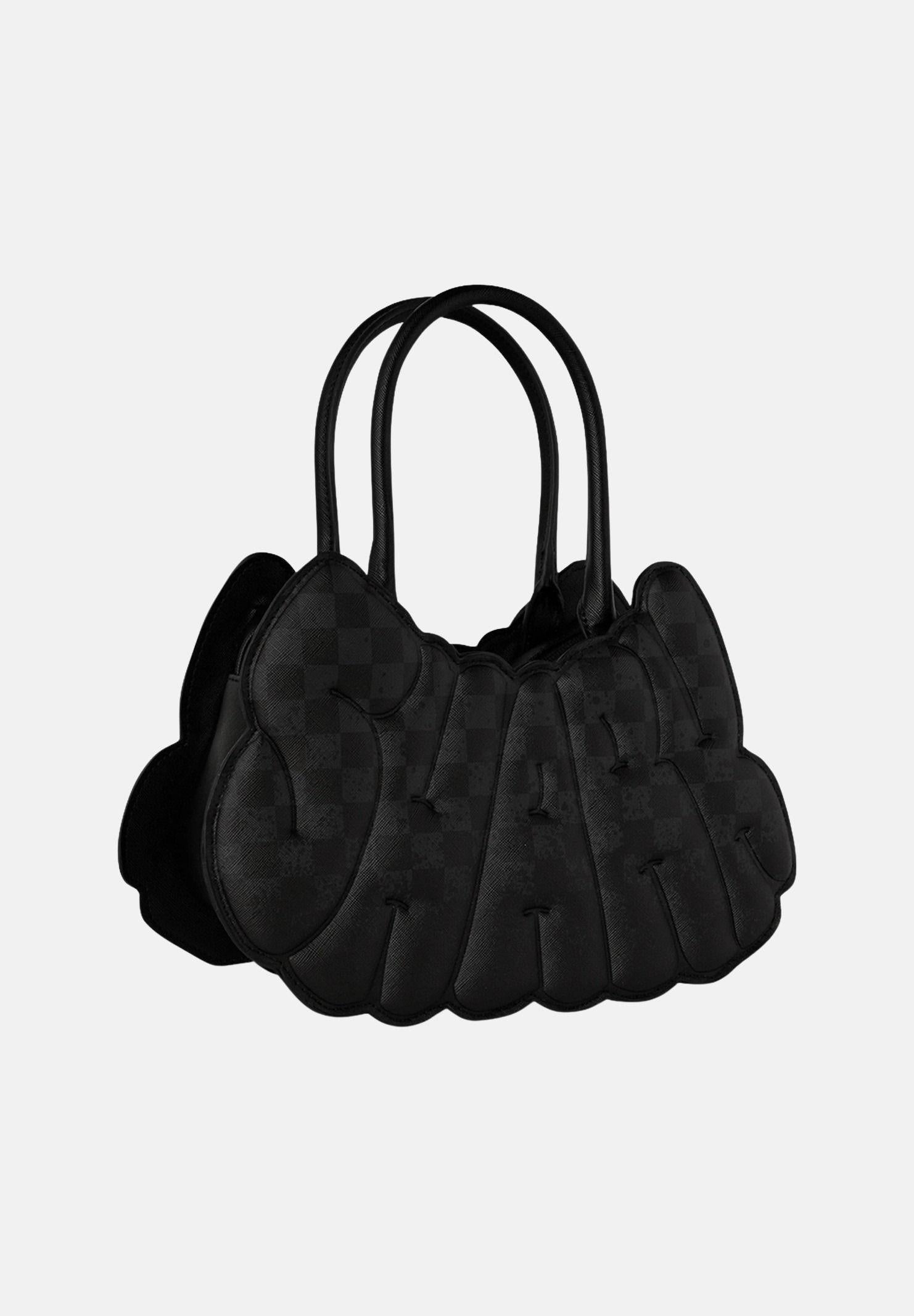 SPRAYGROUND Borsa a spalla Spritz Shark Bubble Bag nera da donna 910B8346NSZ . SPRAYGROUND