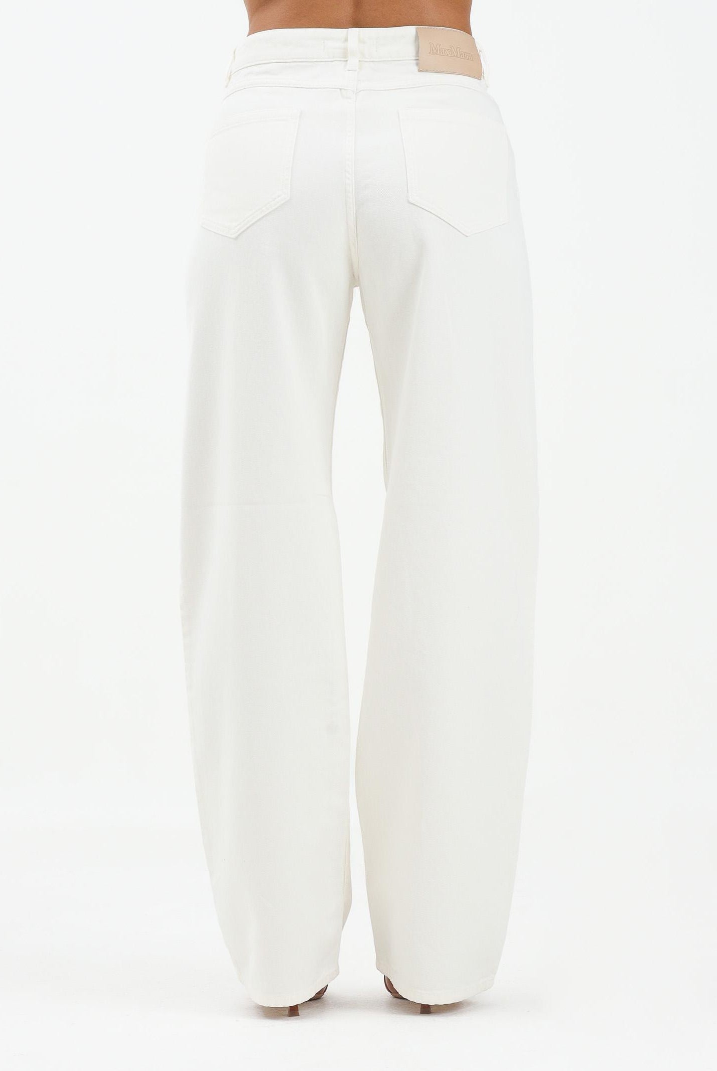 MAX MARA Jeans bianco da donna 2526136142600 008 MAX MARA