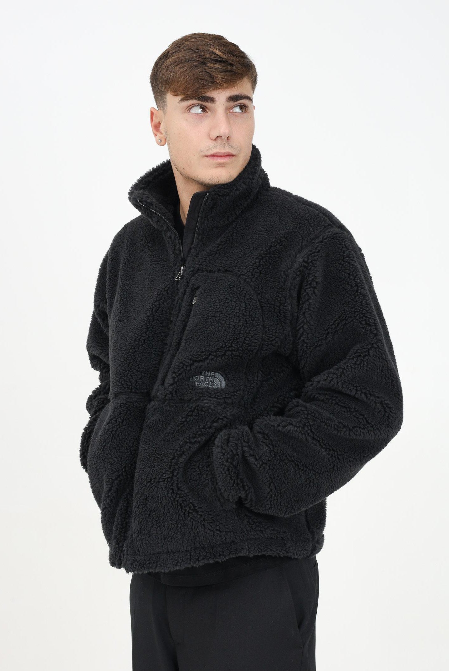 THE NORTH FACE Felpa con zip Extreme nera da uomo NF0A88Y5JK31 THE NORTH FACE