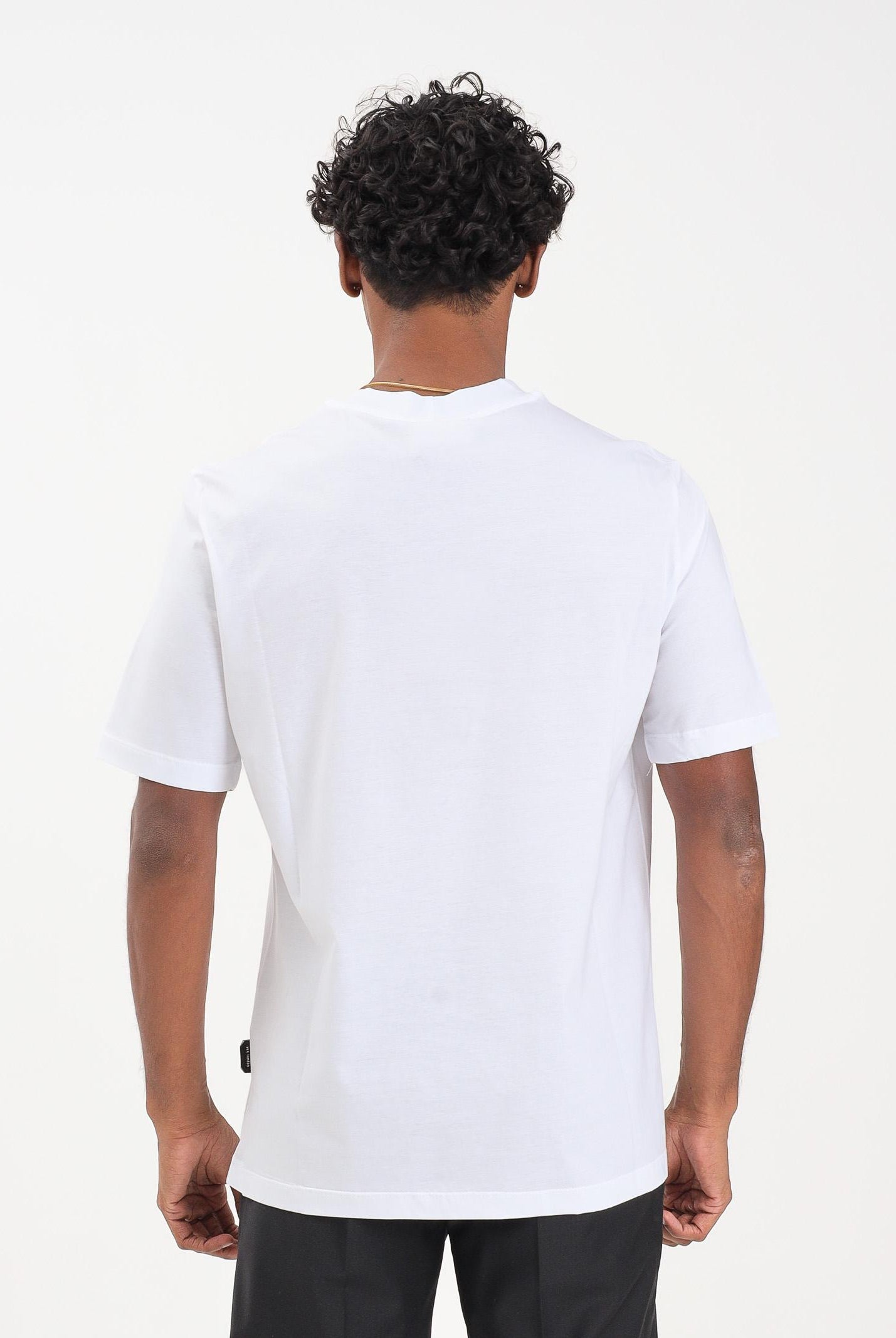 YES LONDON T-shirt a manica corta bianca da uomo XM4235 BI YES LONDON