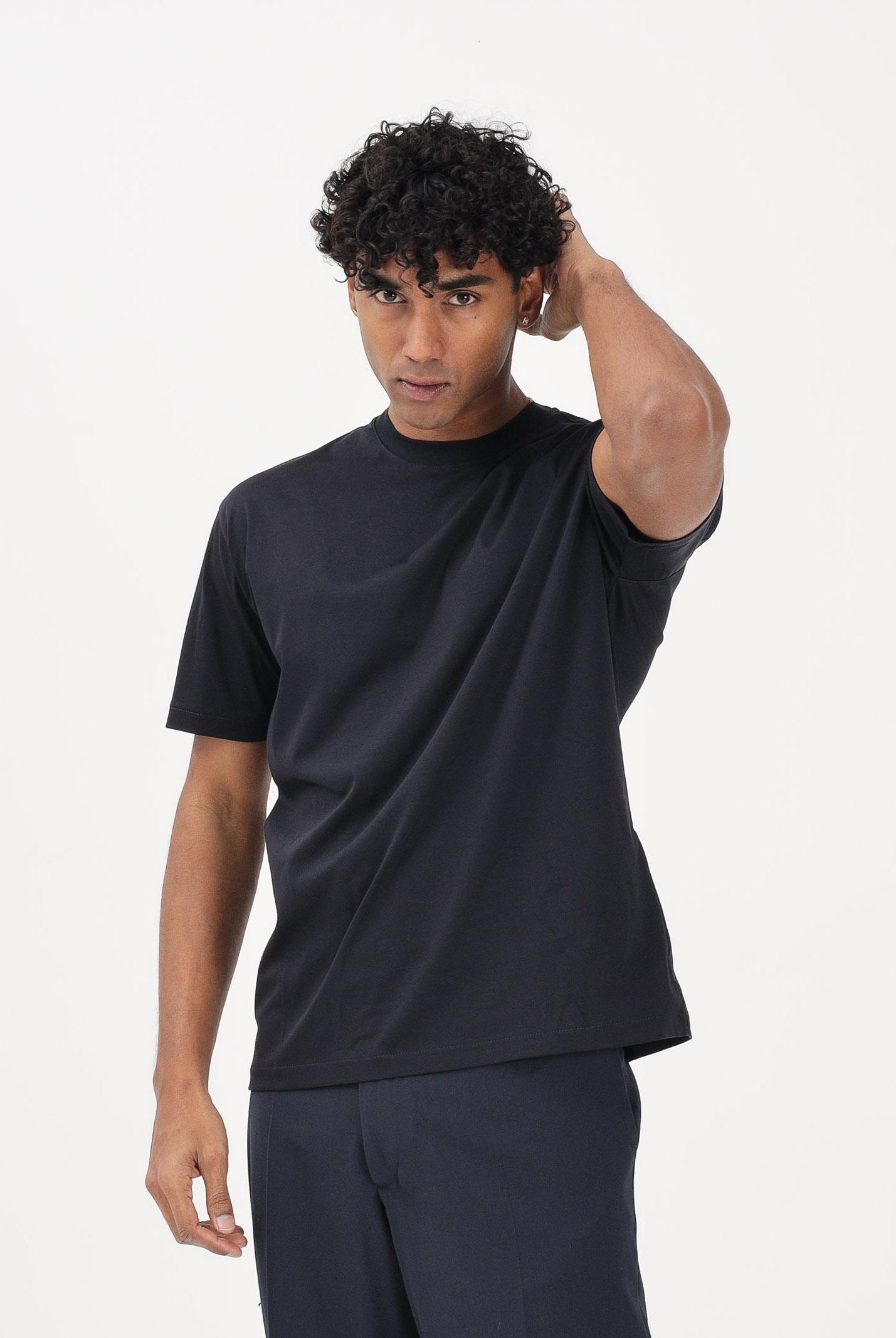 I'M BRIAN T-shirt a manica corta blu da uomo TS3742 005 I'M BRIAN