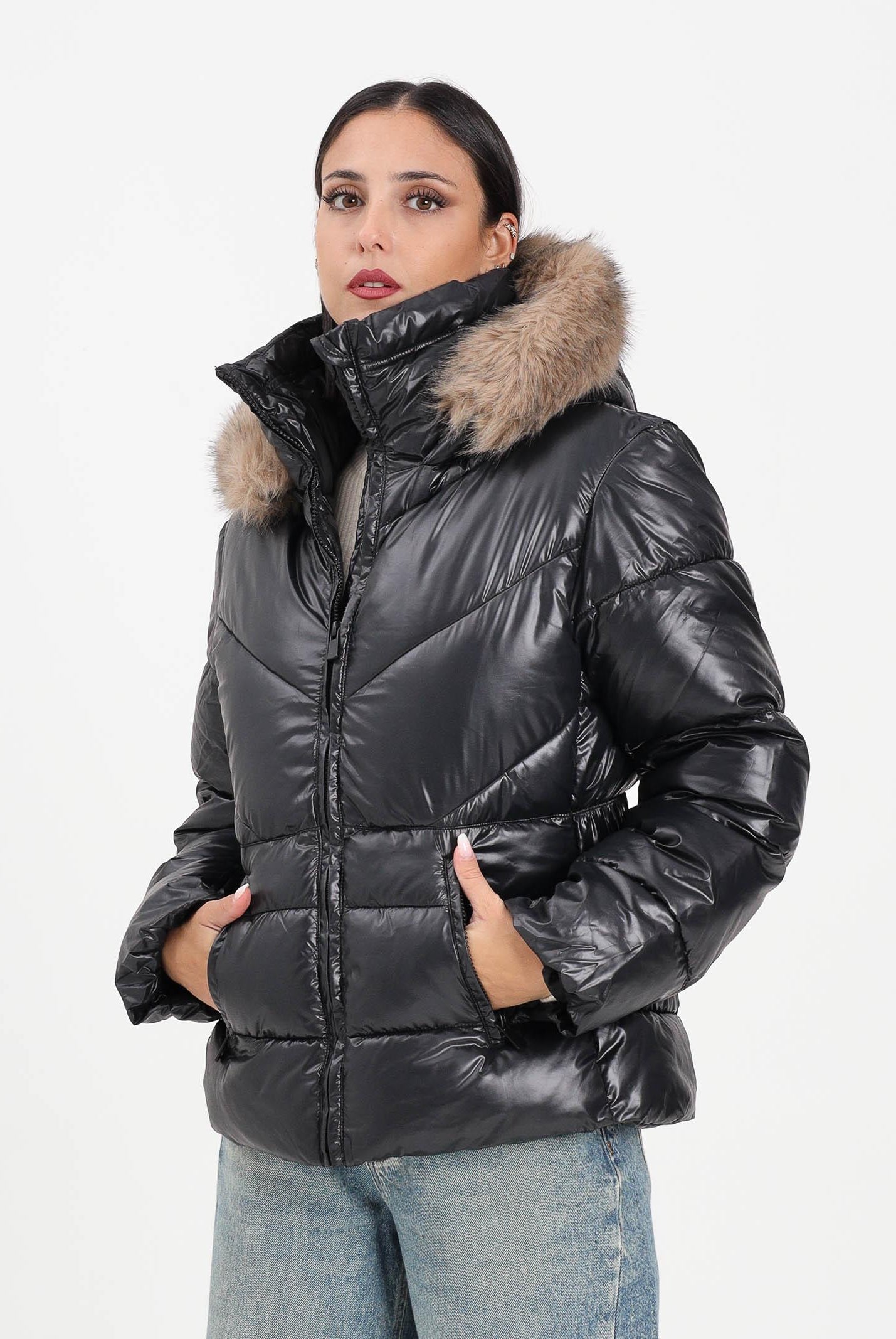 JDY Piumino nero da donna 15355081 Black JDY