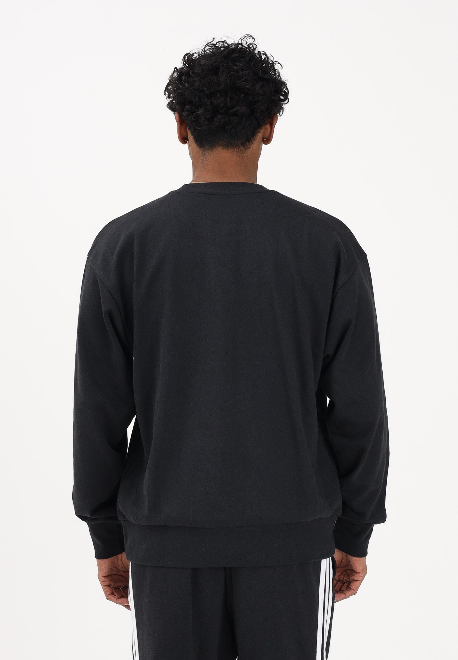 ADIDAS PERFORMANCE Felpa girocollo Essentials Feel Cozy nera da uomo JE3837 . ADIDAS PERFORMANCE