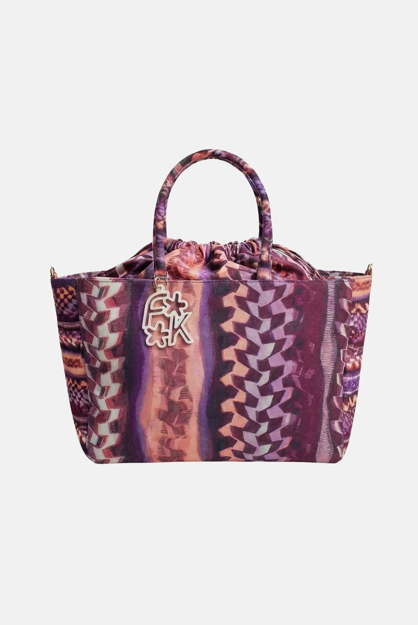 F**K Borsa mare multicolore da donna in tessuto stampato FA26-SW0121X56 . F**K
