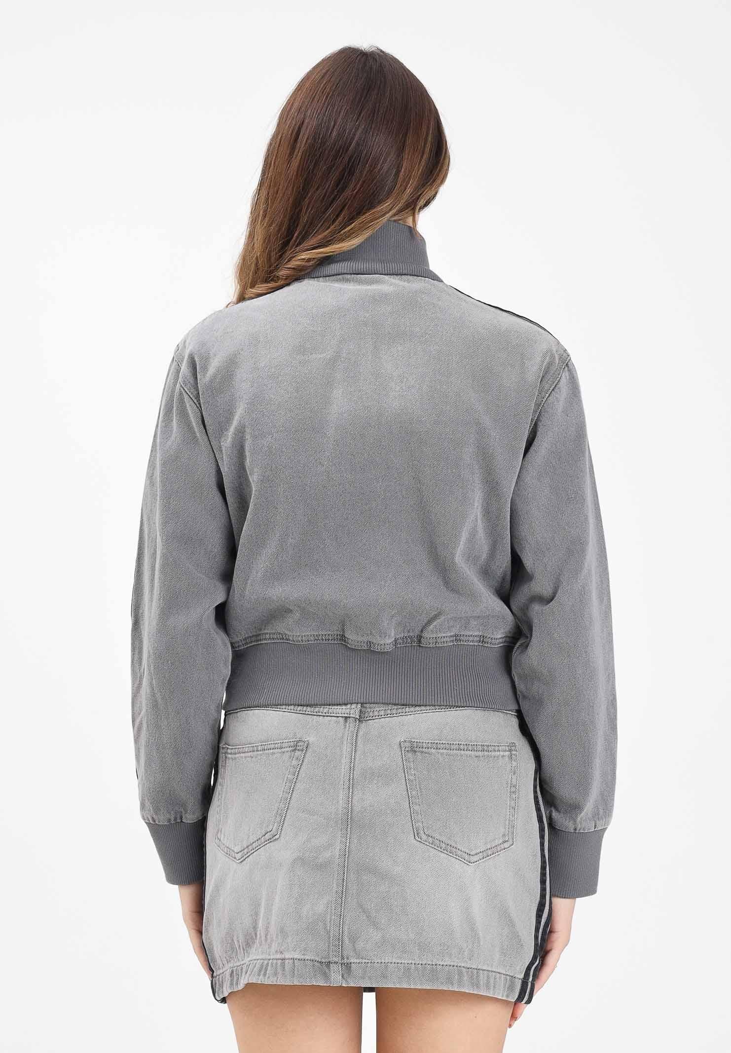 ADIDAS ORIGINALS Giubbotto Adicolor in denim grigio da donna JY2564 ADIDAS ORIGINALS