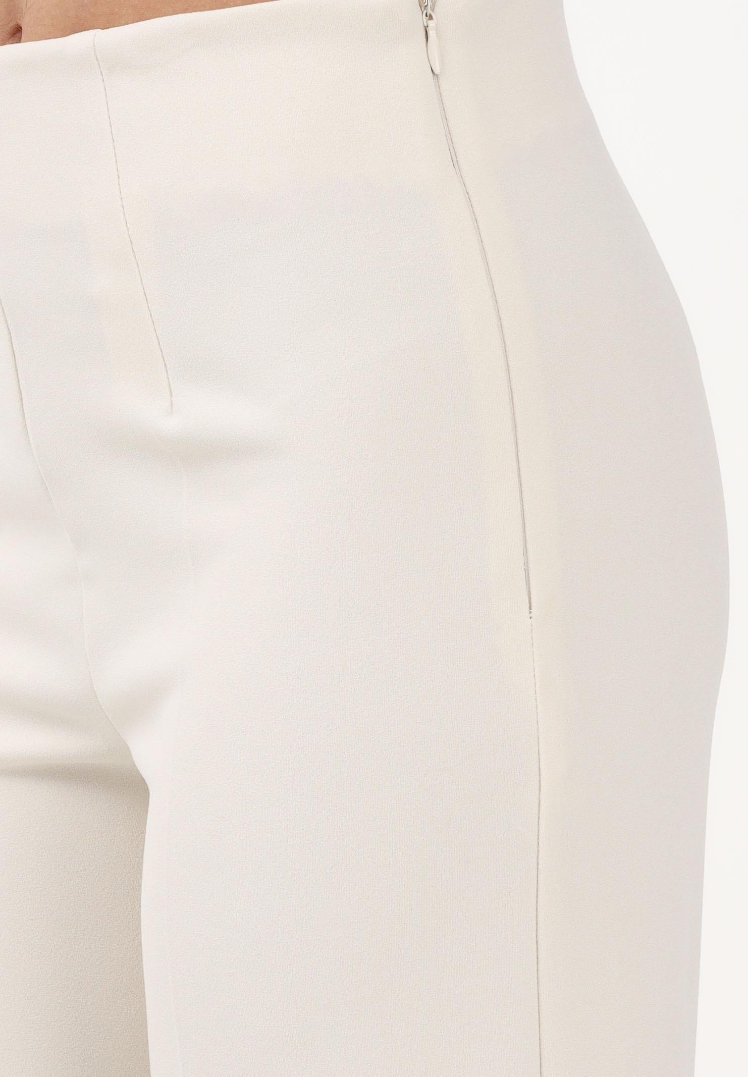 VICOLO Pantalone elegante burro da donna dal taglio palazzo TAB0259 ABU04 VICOLO