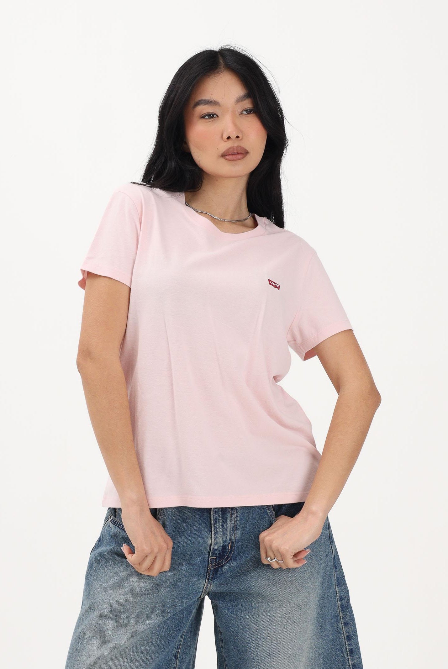 LEVI'S® T-shirt a manica corta The Perfect rosa da donna 39185-0323 . LEVI'S®