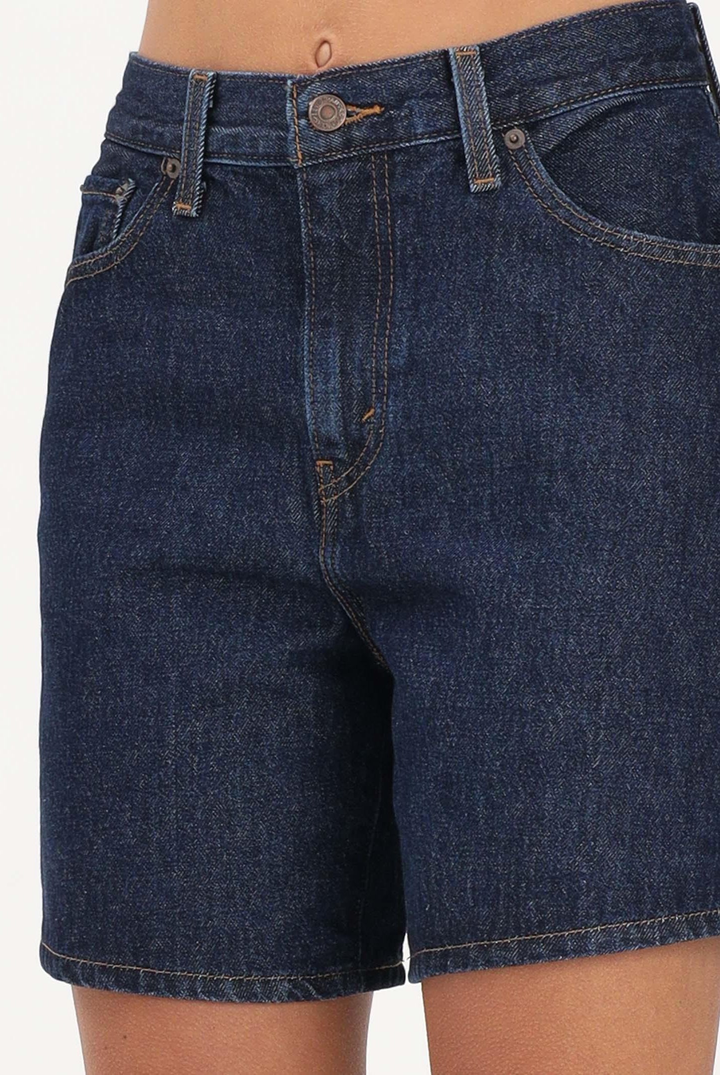 LEVI'S Shorts High Rise Baggy in denim blu da donna A9311-0006 . LEVI'S®