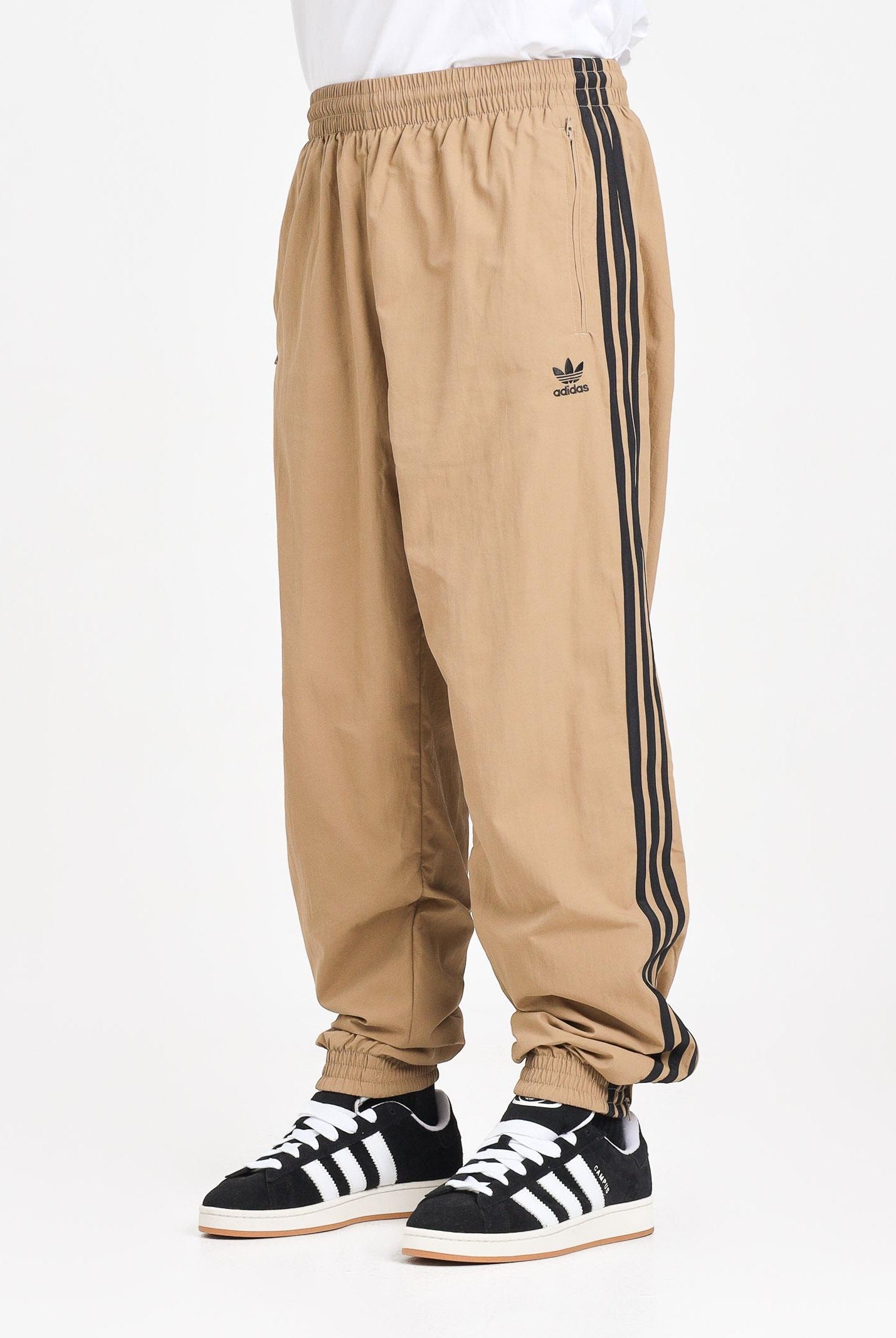 ADIDAS ORIGINALS Pantalone sportivo Adicolor Woven Firebird beige da uomo JY1339 ADIDAS ORIGINALS