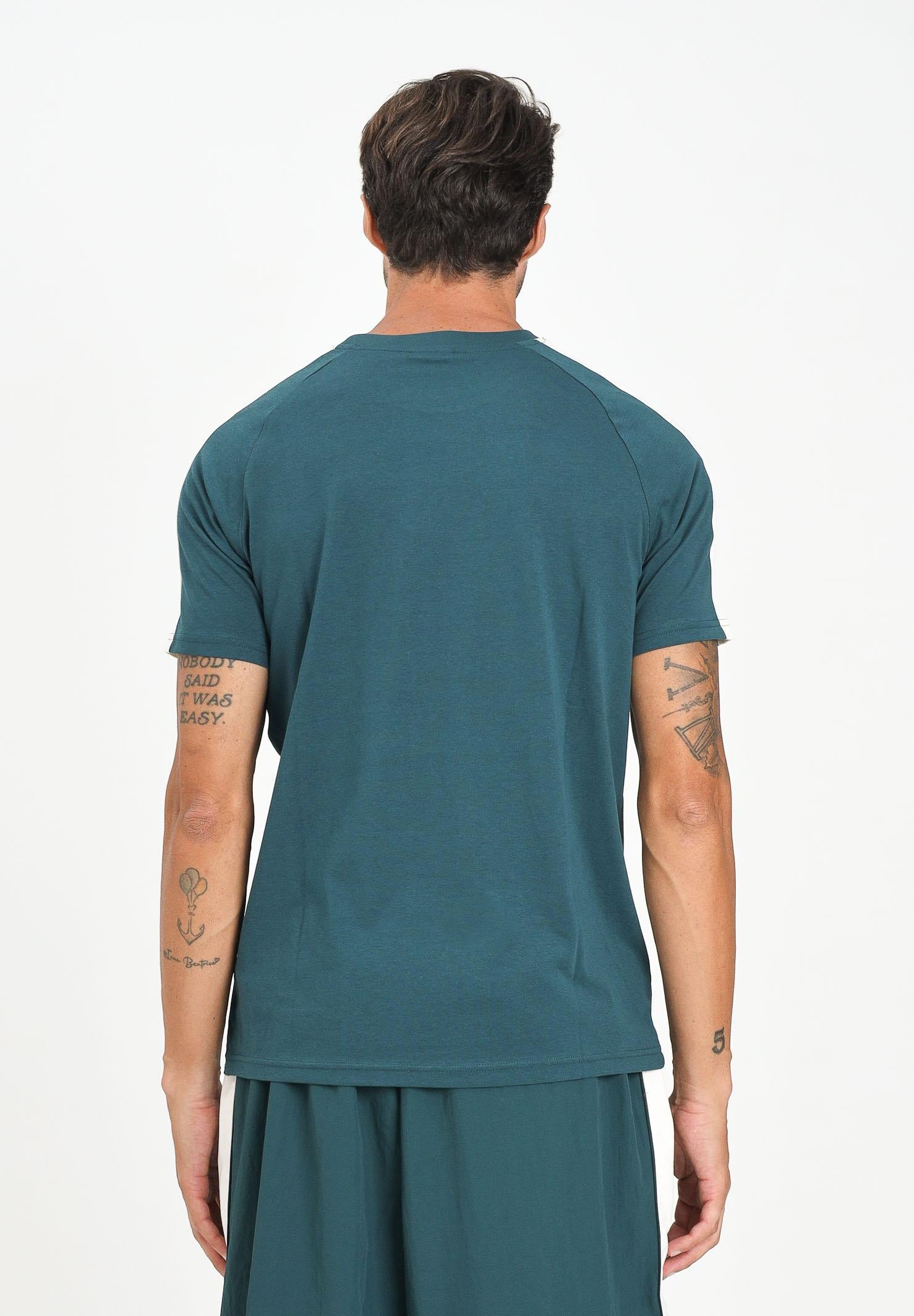 PUMA T-shirt a manica corta T7 verde petrolio da uomo 629592 75 PUMA