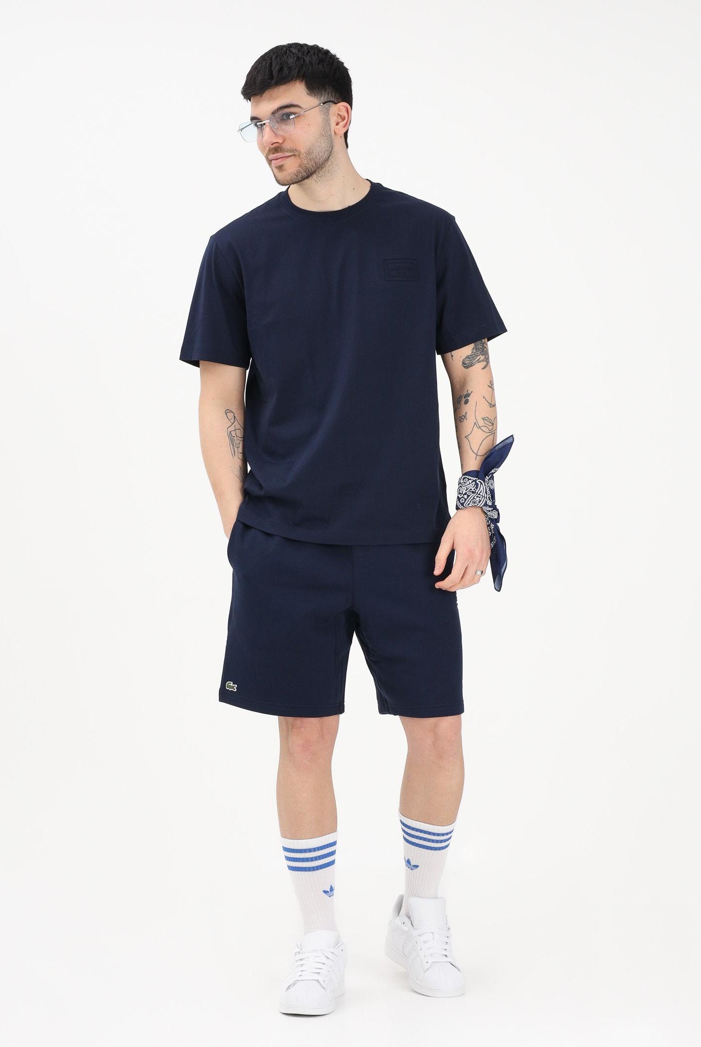 LACOSTE Shorts sportivo blu da uomo GH0788 166 LACOSTE