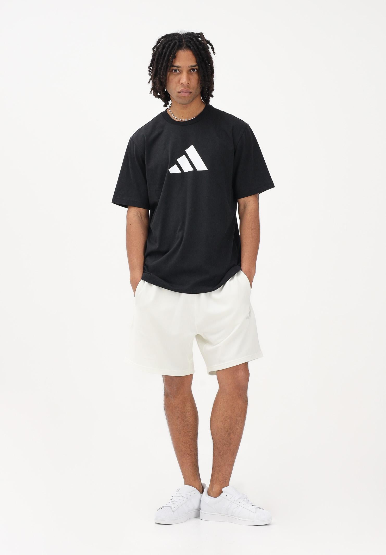 ADIDAS PERFORMANCE Shorts sportivo ALL SZN French Terry bianco da uomo JY1551 . ADIDAS PERFORMANCE