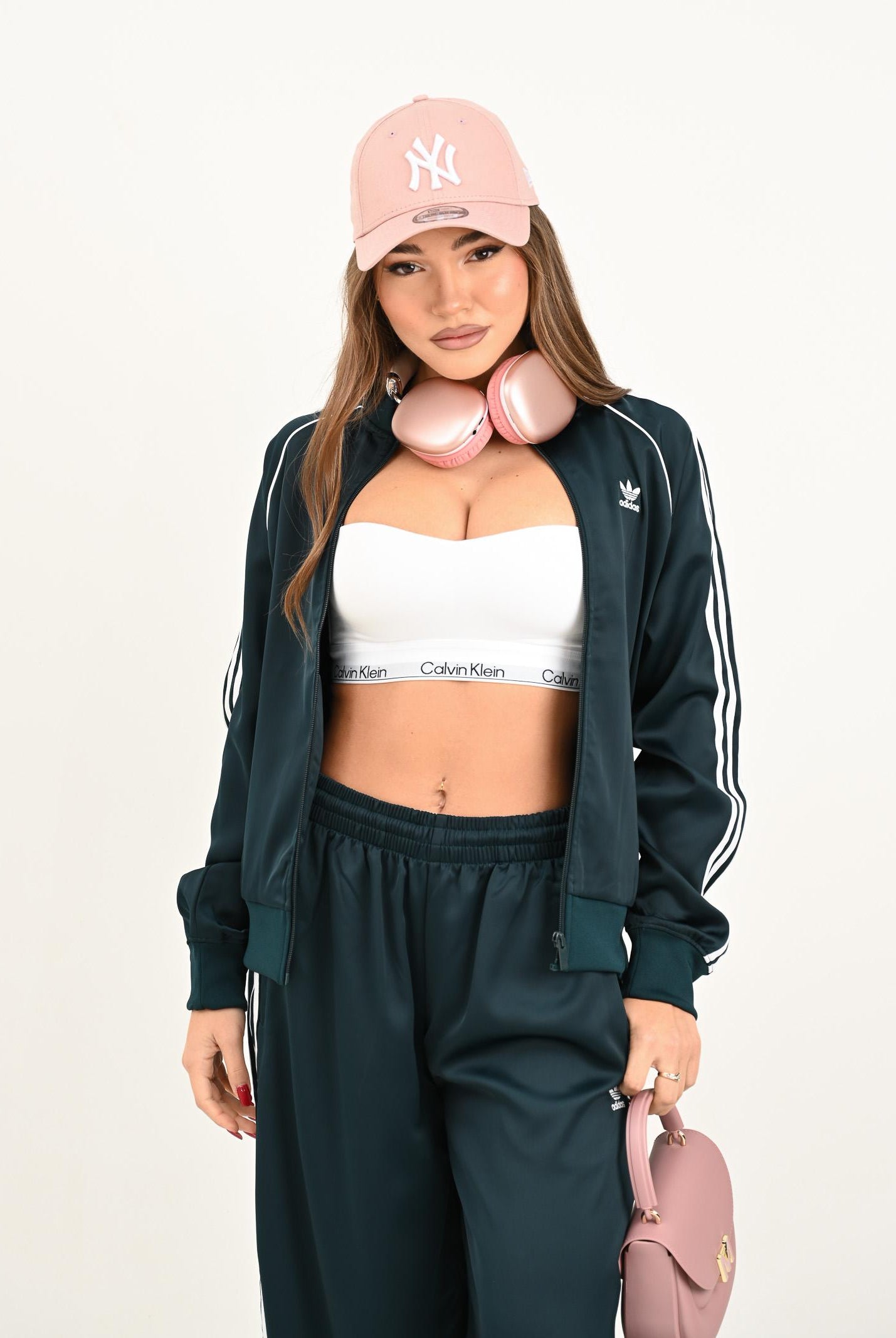 NEW ERA Cappello con visiera 9FORTY New York Yankees MLB Colour Essentials rosa da donna 60244716 NEW ERA