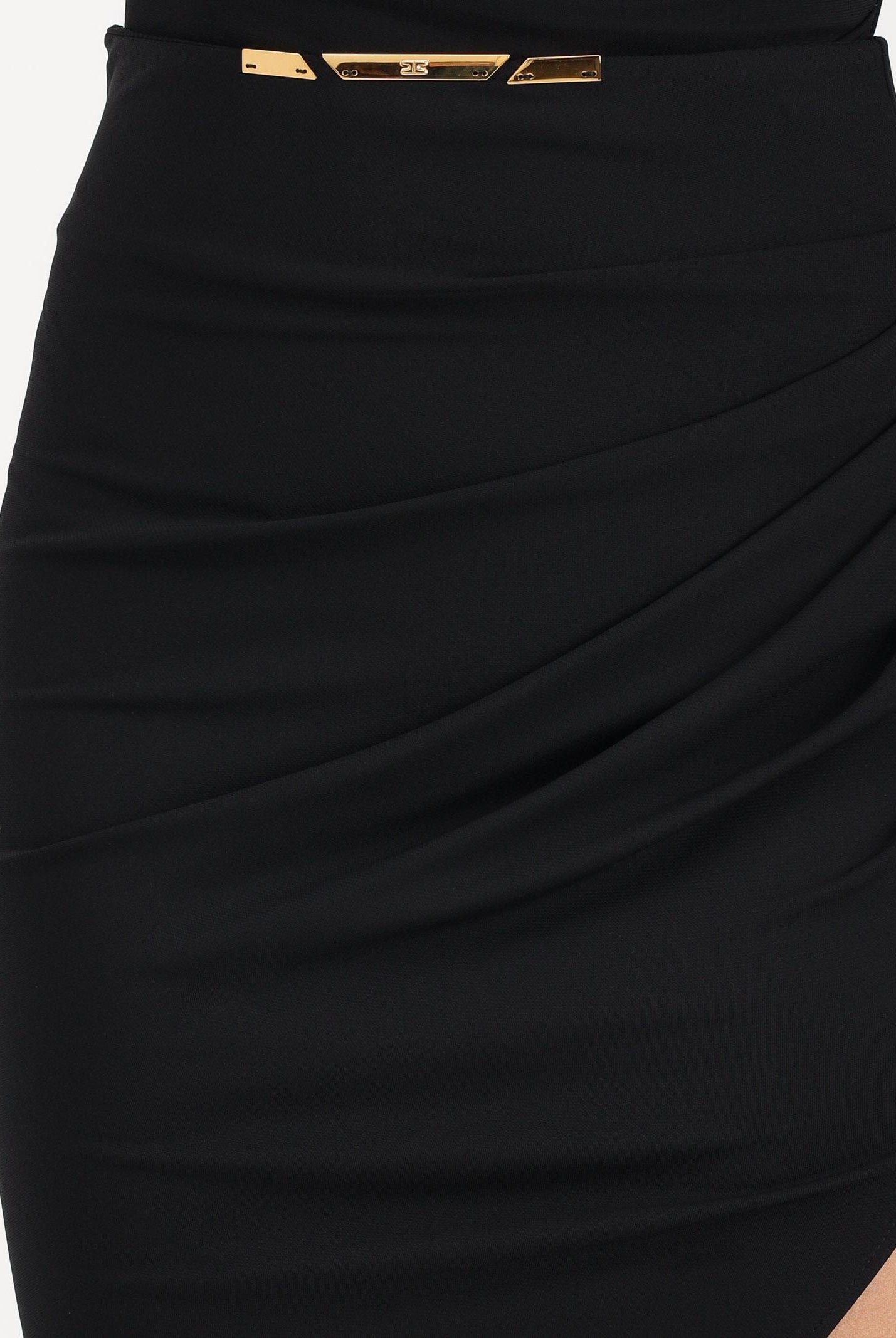ELISABETTA FRANCHI Gonna midi nera da donna GO16161E2 110 ELISABETTA FRANCHI