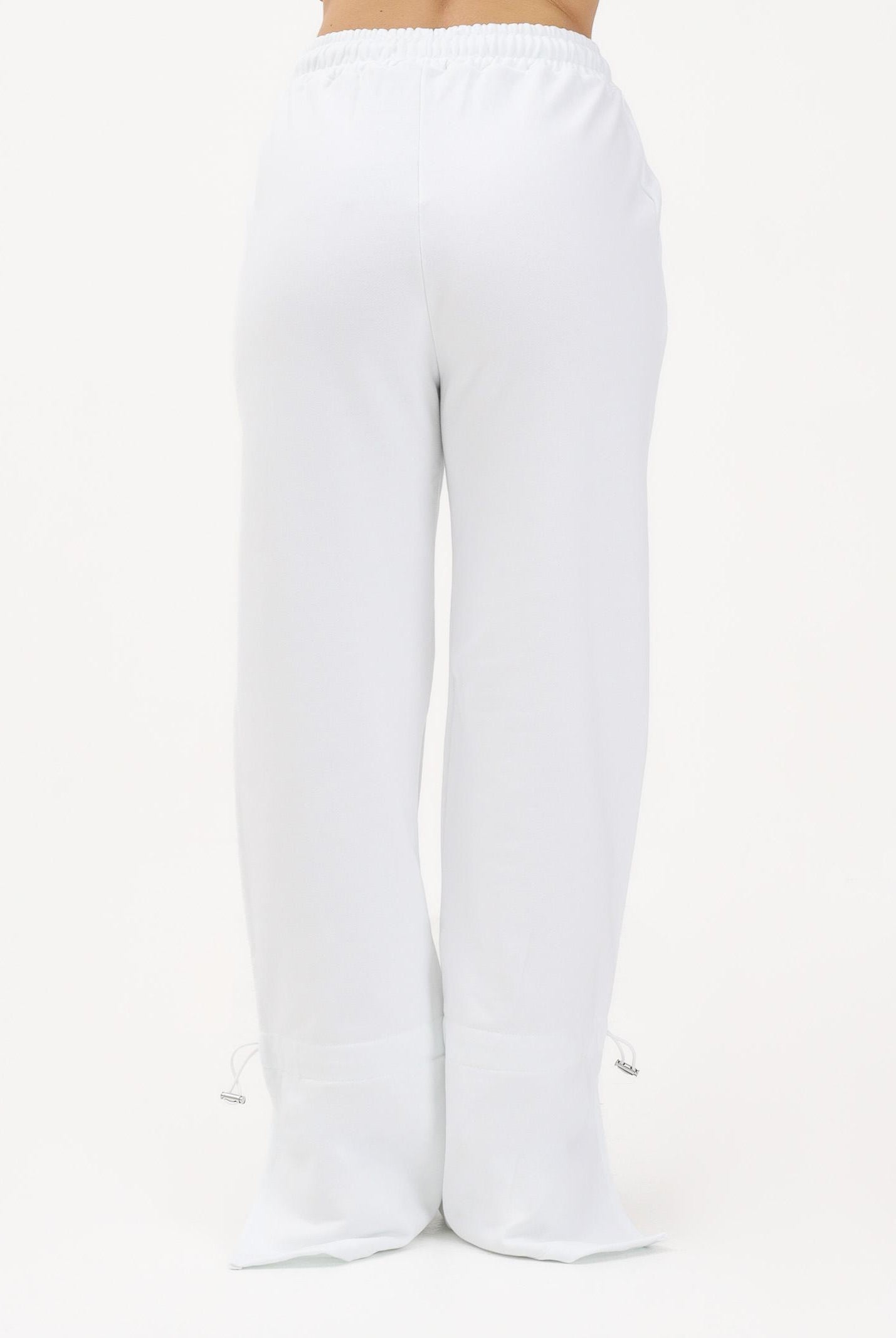 MARCELO BURLON COUNTY OF MILAN Pantalone sportivo bianco da donna 26ECM30145 BI MARCELO BURLON COUNTY OF MILAN