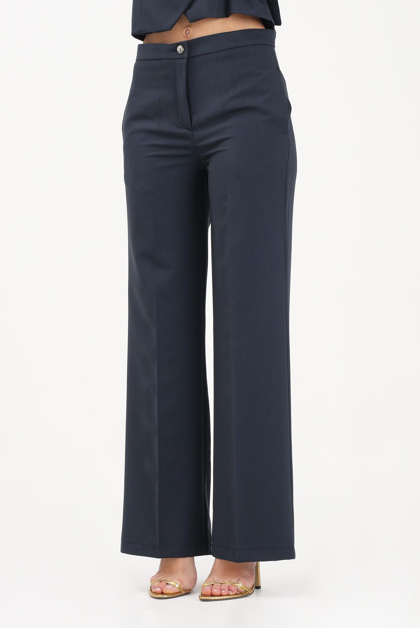 VICOLO Pantalone elegante blu da donna TAB0025 BL VICOLO