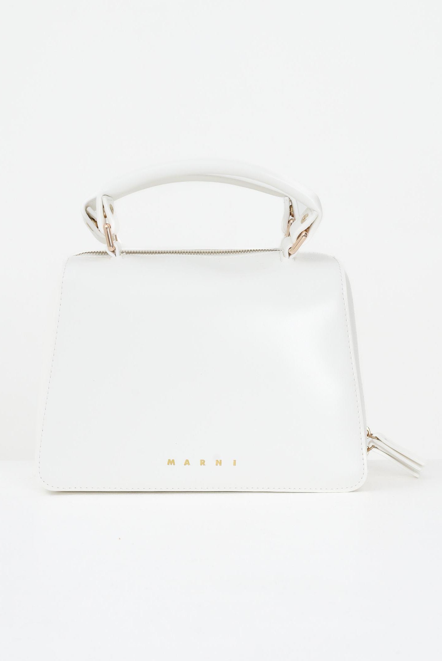 MARNI Borsa a mano bianca da donna con logo M01608M00TK 0M114 MARNI