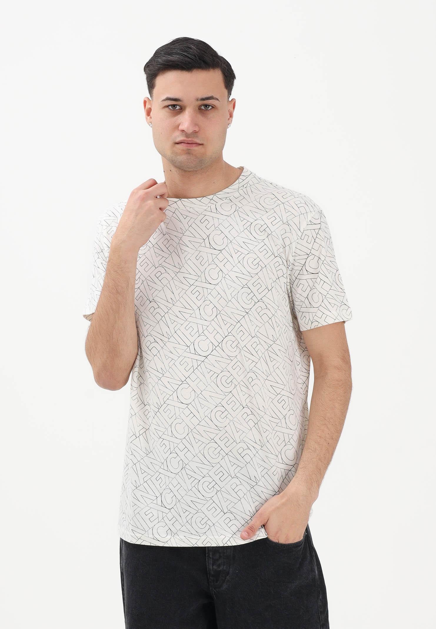 ARMANI EXCHANGE T-shirt a manica corta bianca da uomo impreziosita da una stampa all-over XM002783AF10356 F1167 ARMANI EXCHANGE
