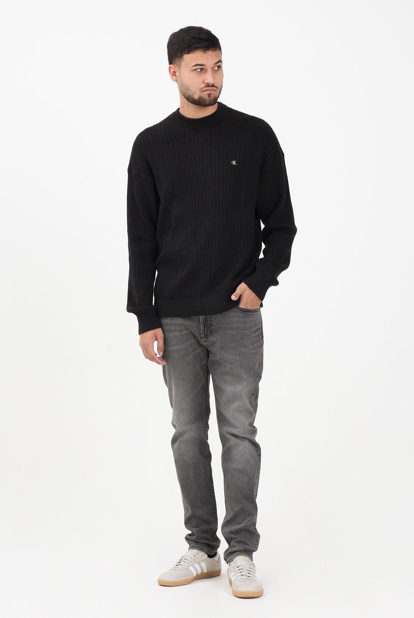 CALVIN KLEIN JEANS Jeans grigio da uomo LV04RD702GZY3  CALVIN KLEIN JEANS