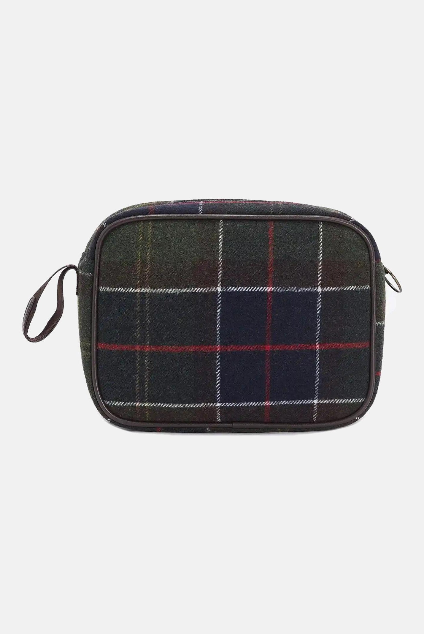 BARBOUR Pochette Allowhay in tartan verde per uomo e donna 252MLAC0331 OL91 BARBOUR
