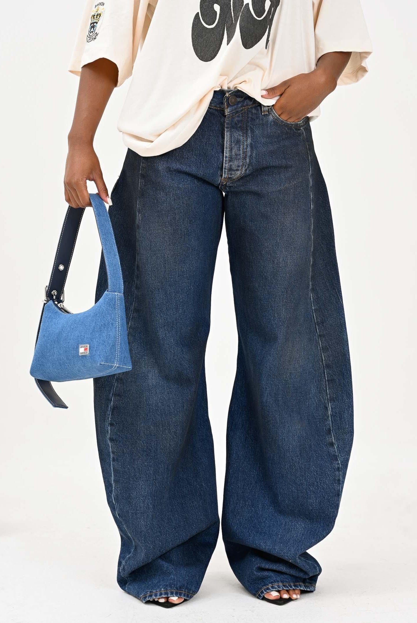 MYEM Jeans Emanuela in denim blu da donna EMANUELA1 MYEM