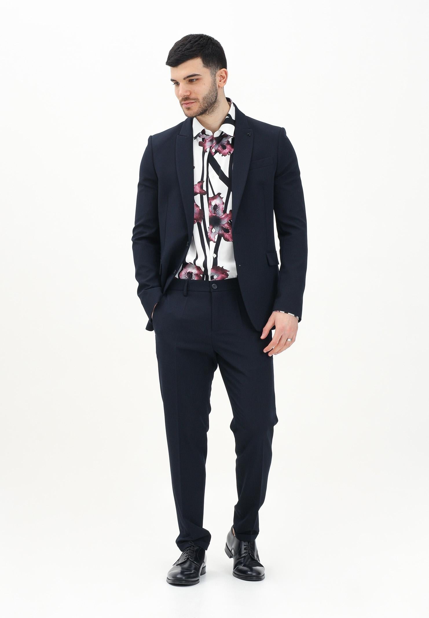 PATRIZIA PEPE Pantalone elegante blu da uomo 5PA429A498 C382 PATRIZIA PEPE