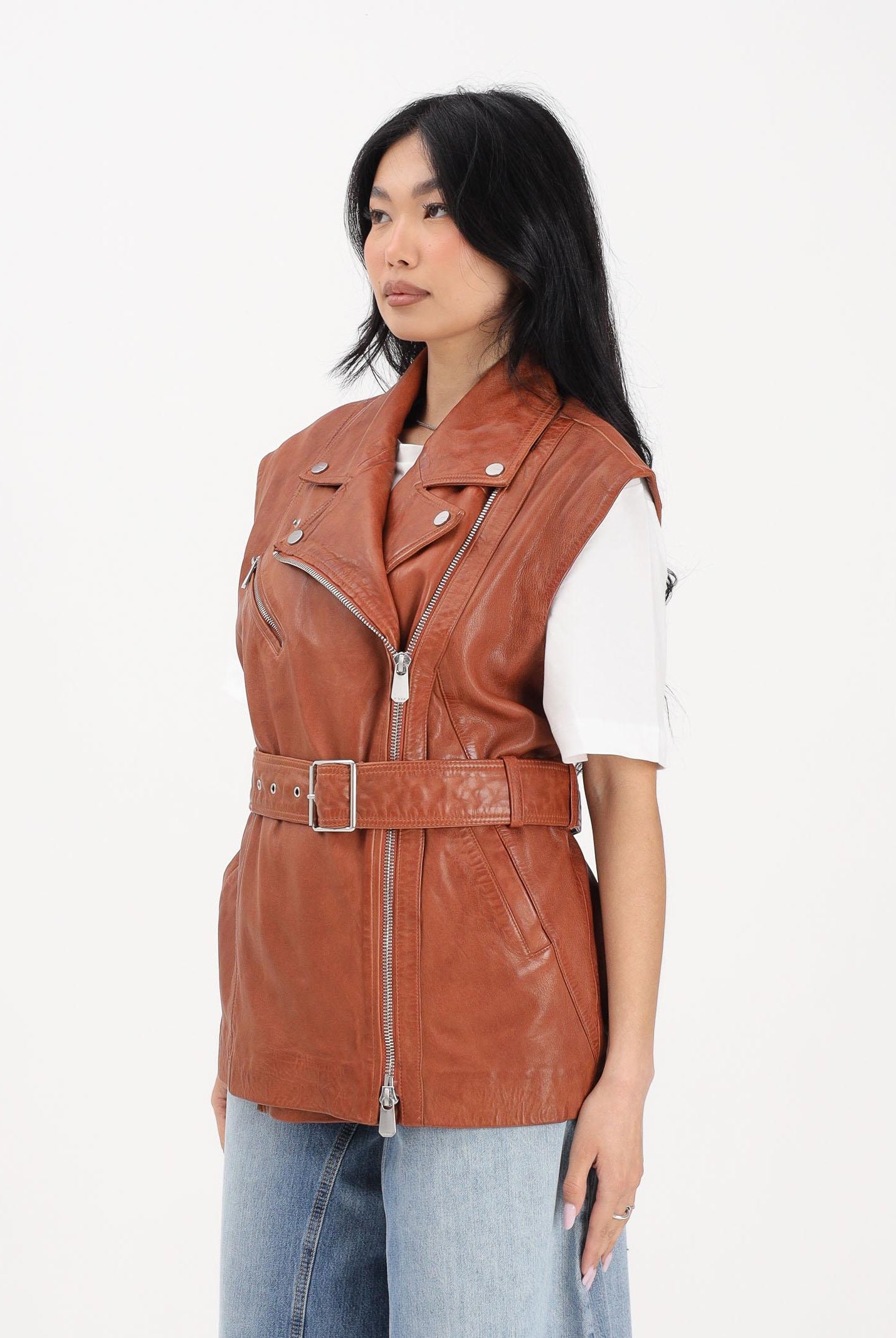PINKO Smanicato cuoio da donna 106232A31X L38 PINKO