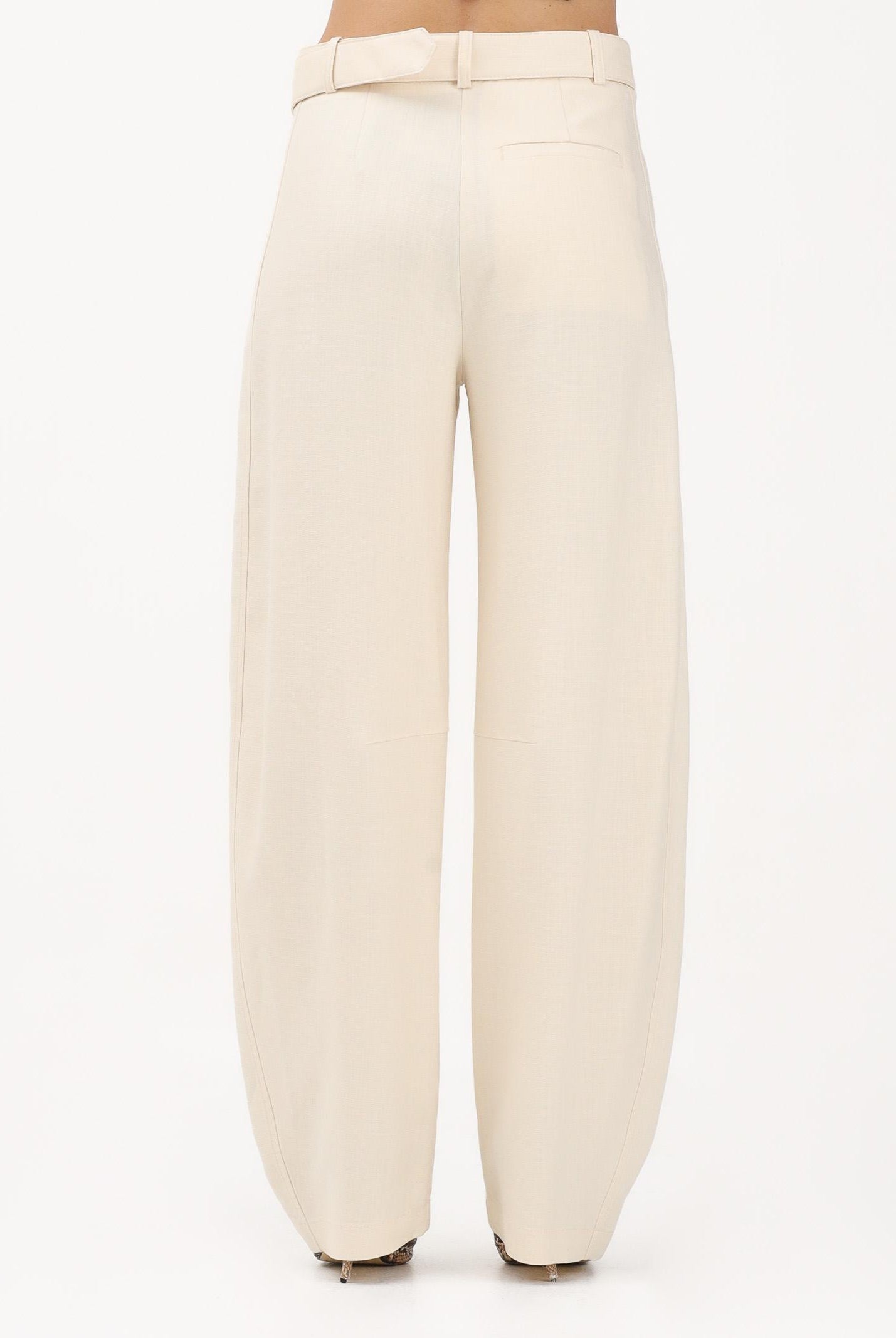 PINKO Pantalone elegante panna da donna 106492A2W6 C00 PINKO