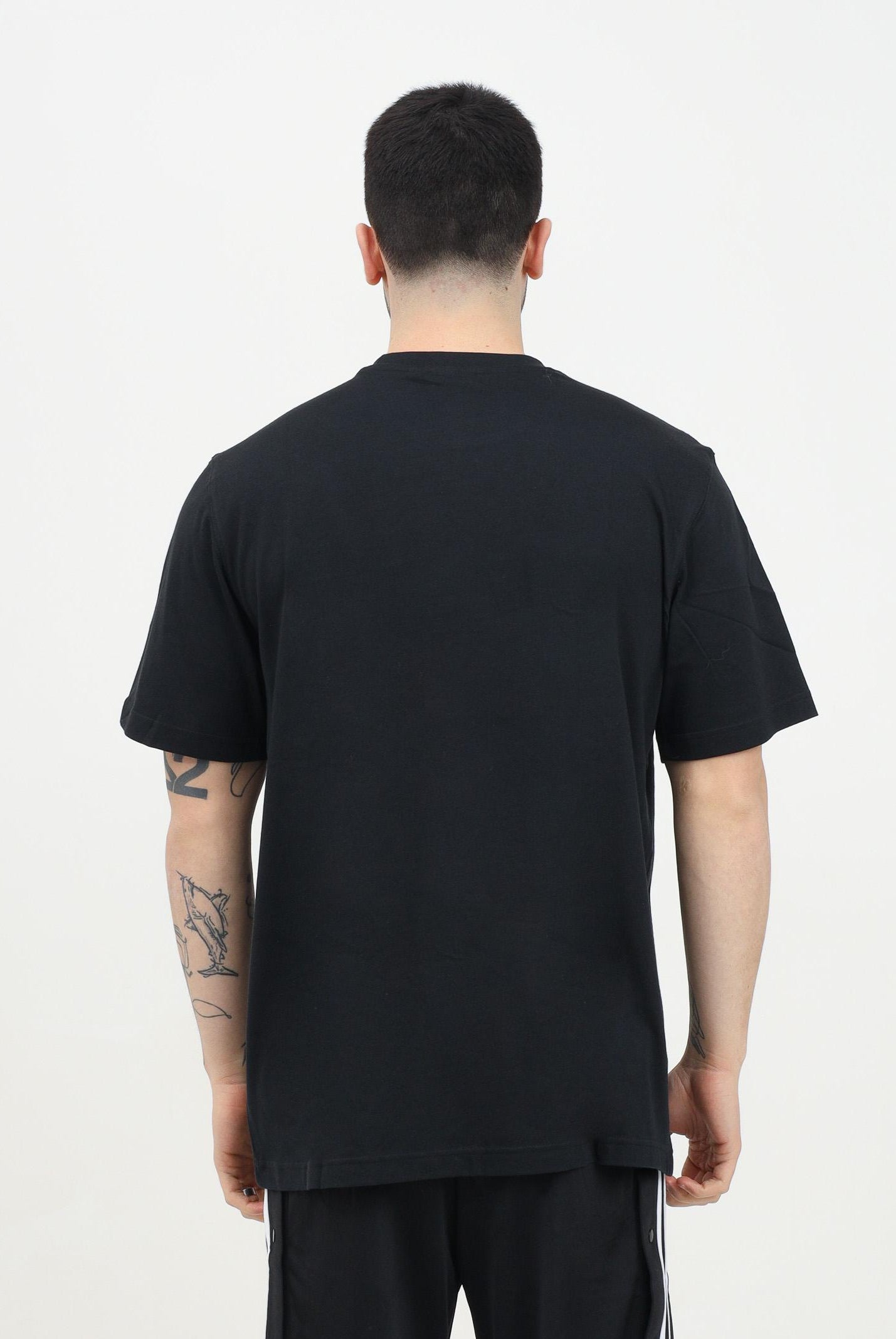 T-shirt a manica corta Adicolor Trefoil nera da uomo IU2364 ADIDAS ORIGINALS