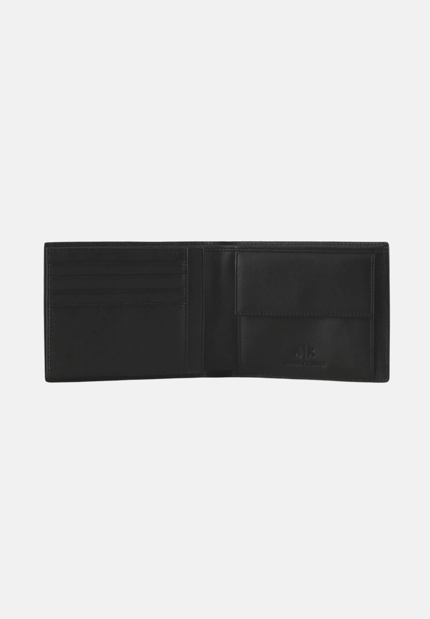 ARMANI EXCHANGE Portafogli nero da uomo con logo 958098CC845 00020 ARMANI EXCHANGE
