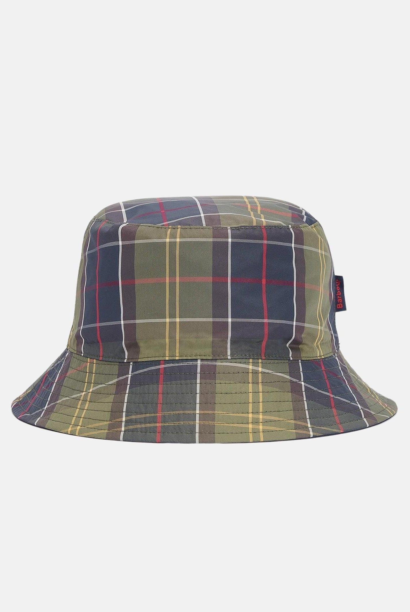 BARBOUR Bucket reversibile blu e tartan per uomo e donna 241-MHA0839 NY52 BARBOUR