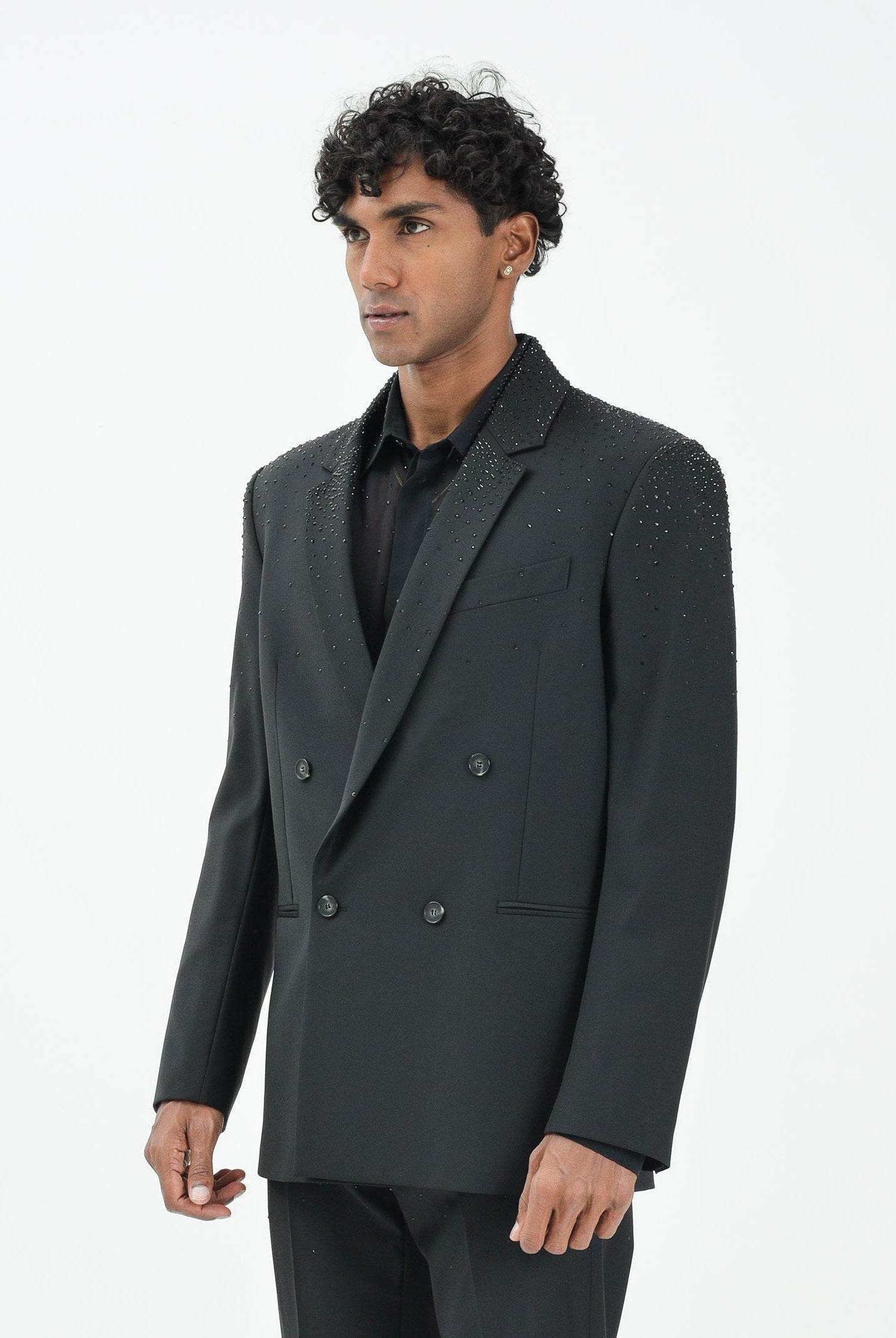 PATRIZIA PEPE giacca doppiopetto da uomo caratterizzato da stress 5S0743A685 K102 PATRIZIA PEPE