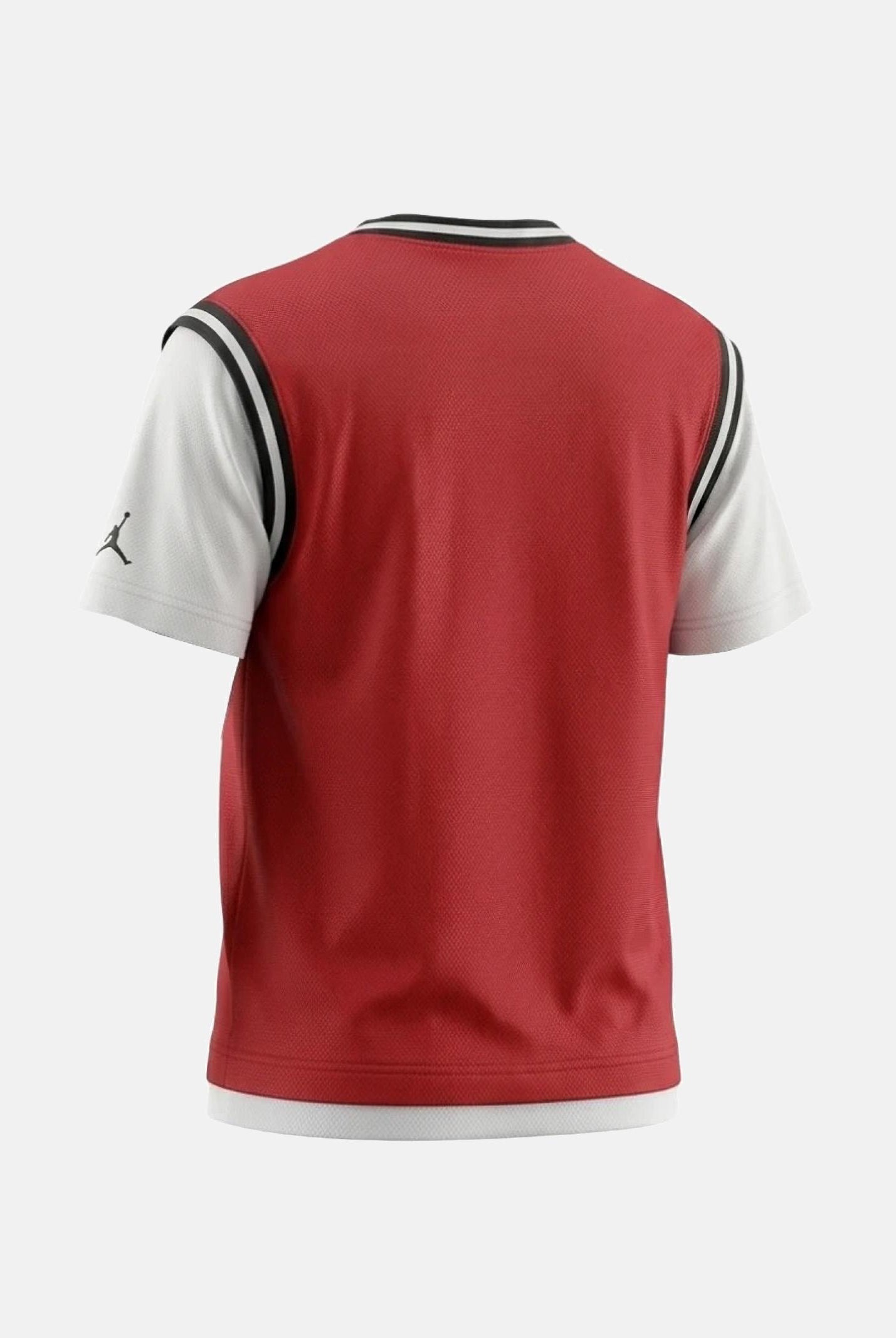 JORDAN T-shirt a manica corta JDB Dynasty Jersey rossa per bambino e bambina 95F953 R78 JORDAN