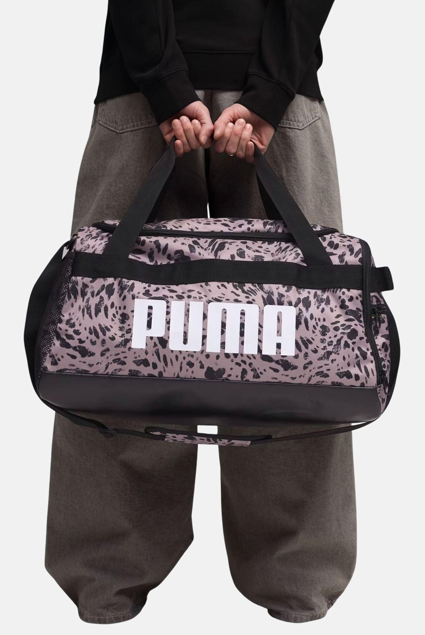 PUMA Borsone Challenger rosa e nero da donna 091144 03 PUMA