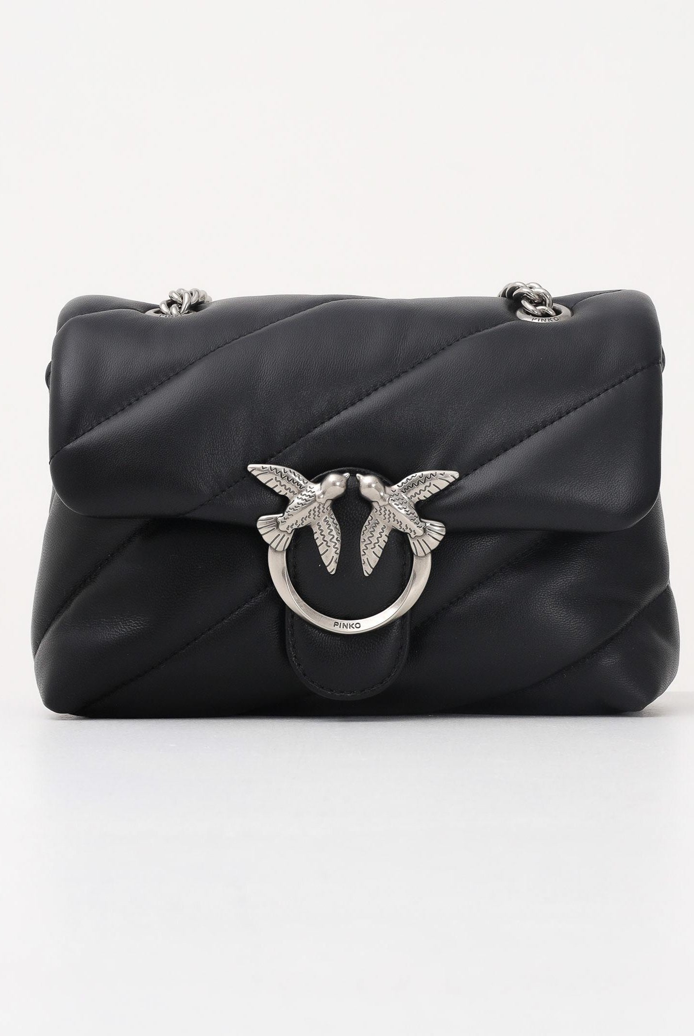 PINKO Borsa a tracolla Mini Love Bag Puff nera da donna 100039A0F2 Z99O PINKO