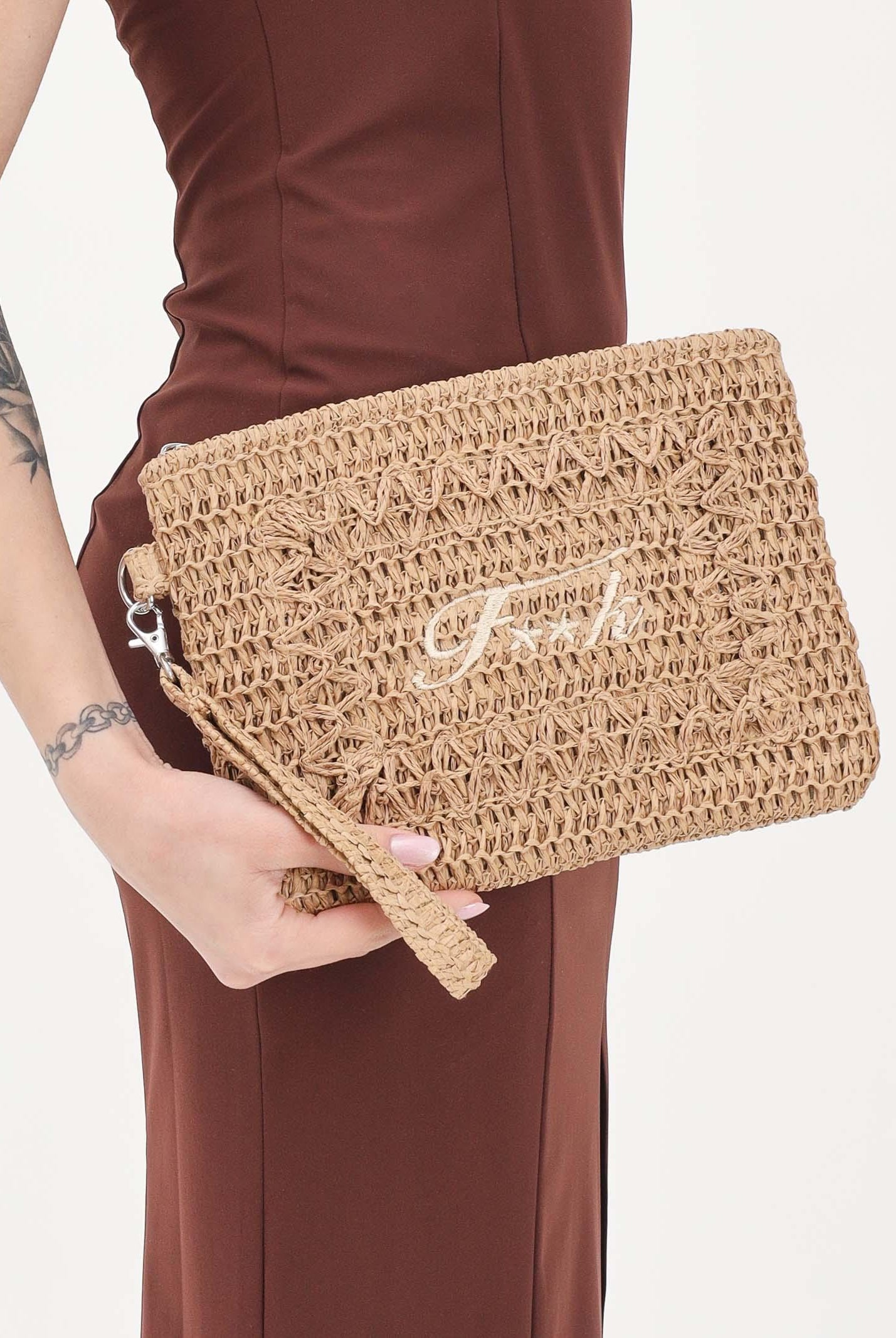 F**K Pochette beige da donna FA26-SW0007BG . F**K