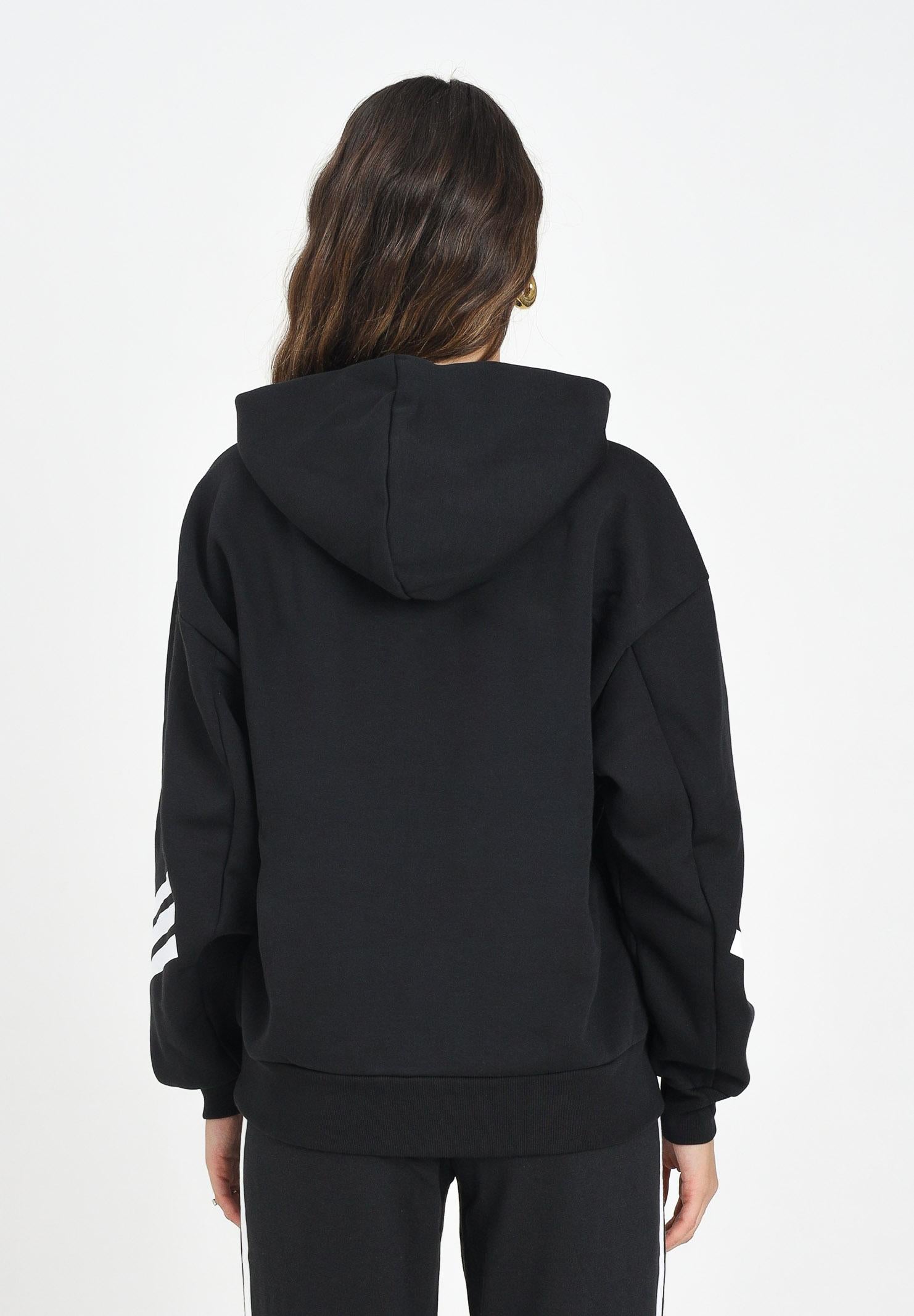 ADIDAS PERFORMANCE Felpa con cappuccio Future Icons 3-Stripes nera da donna JC5426 ADIDAS PERFORMANCE