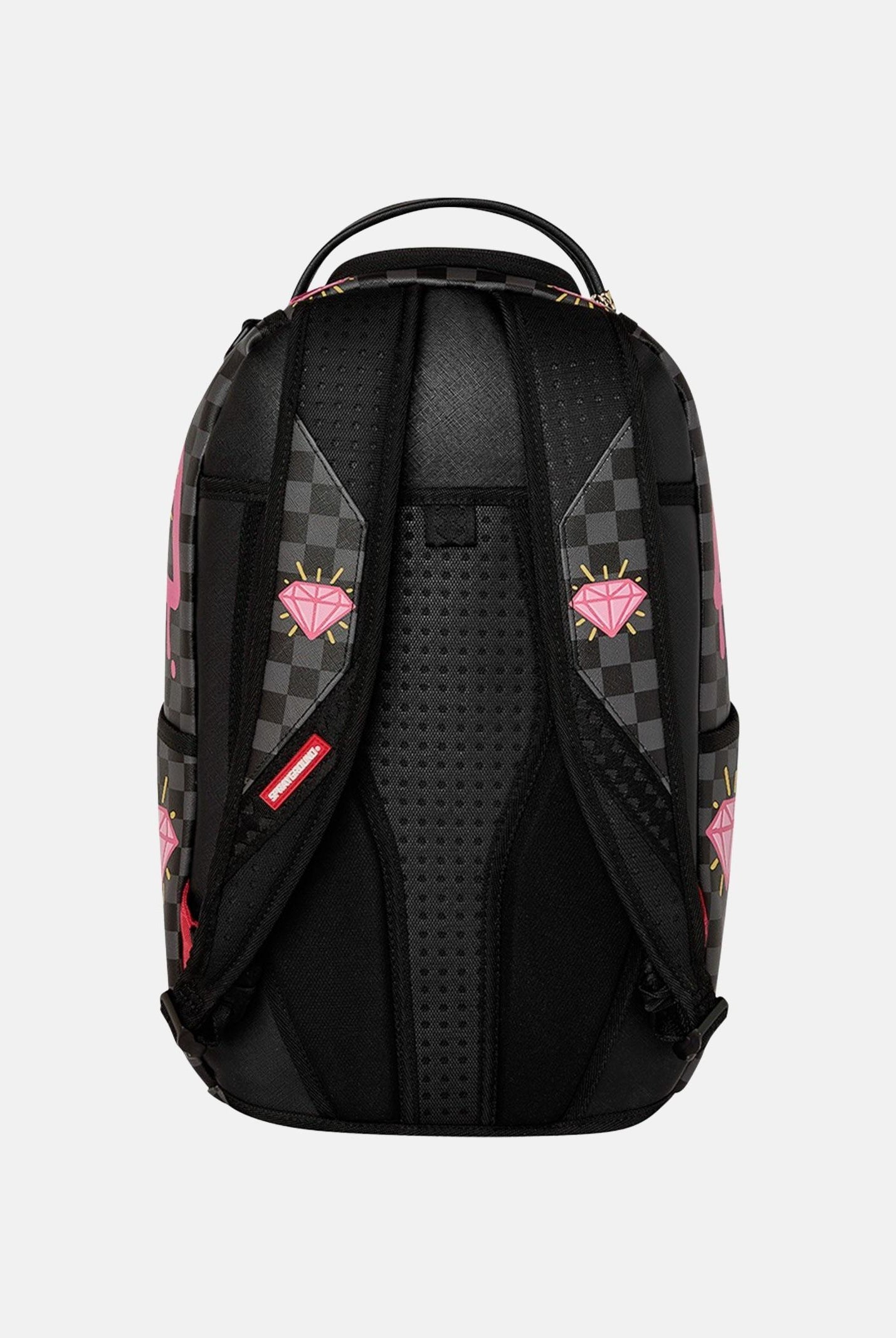 SPRAYGROUND Zaino PINK PANTHER DRIPPY DIAMONDS DLXSV nero per uomo e donna 910B8790NSZ . SPRAYGROUND