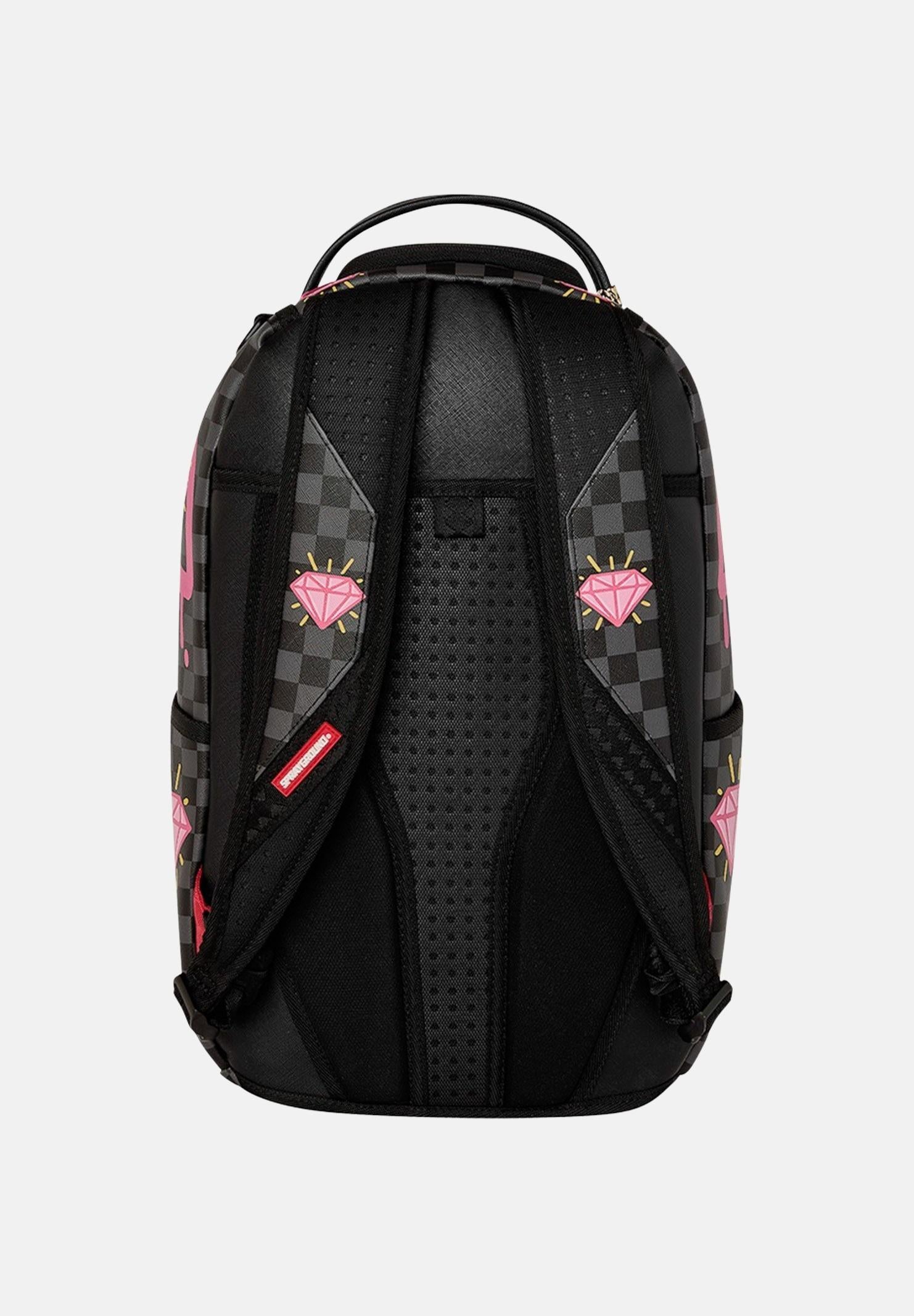 SPRAYGROUND Zaino PINK PANTHER DRIPPY DIAMONDS DLXSV nero per uomo e donna 910B8790NSZ . SPRAYGROUND