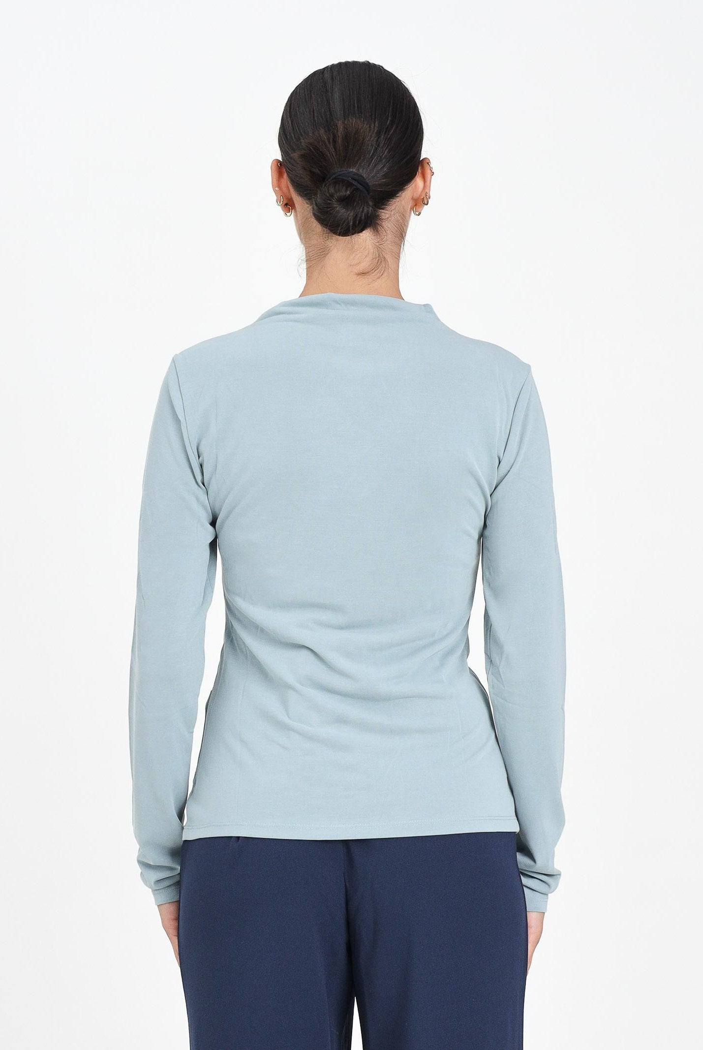 ONLY T-shirt a manica lunga celeste da donna 15356320 Arona ONLY