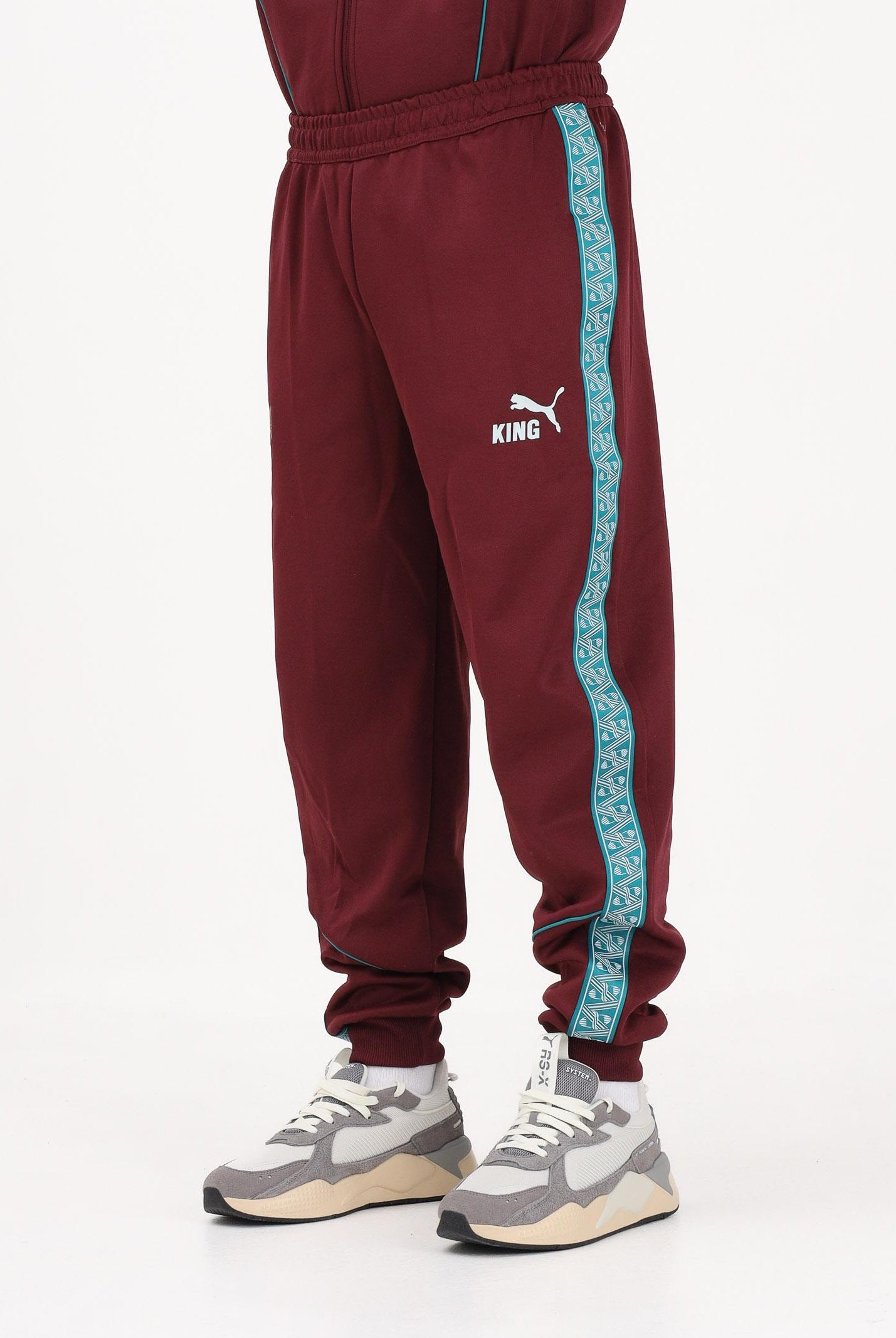 PUMA Pantalone sportivo Portogallo KING Anthem bordeaux da uomo 784834 24 PUMA