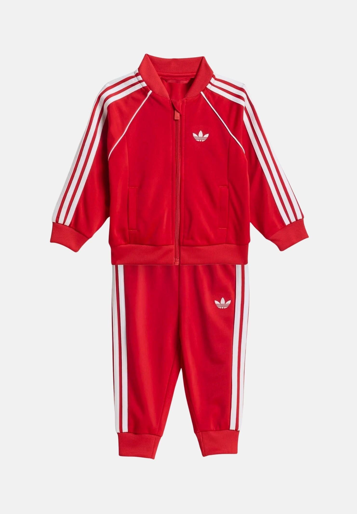 ADIDAS ORIGINALS Tuta SST rossa da neonato KD1028 . ADIDAS ORIGINALS