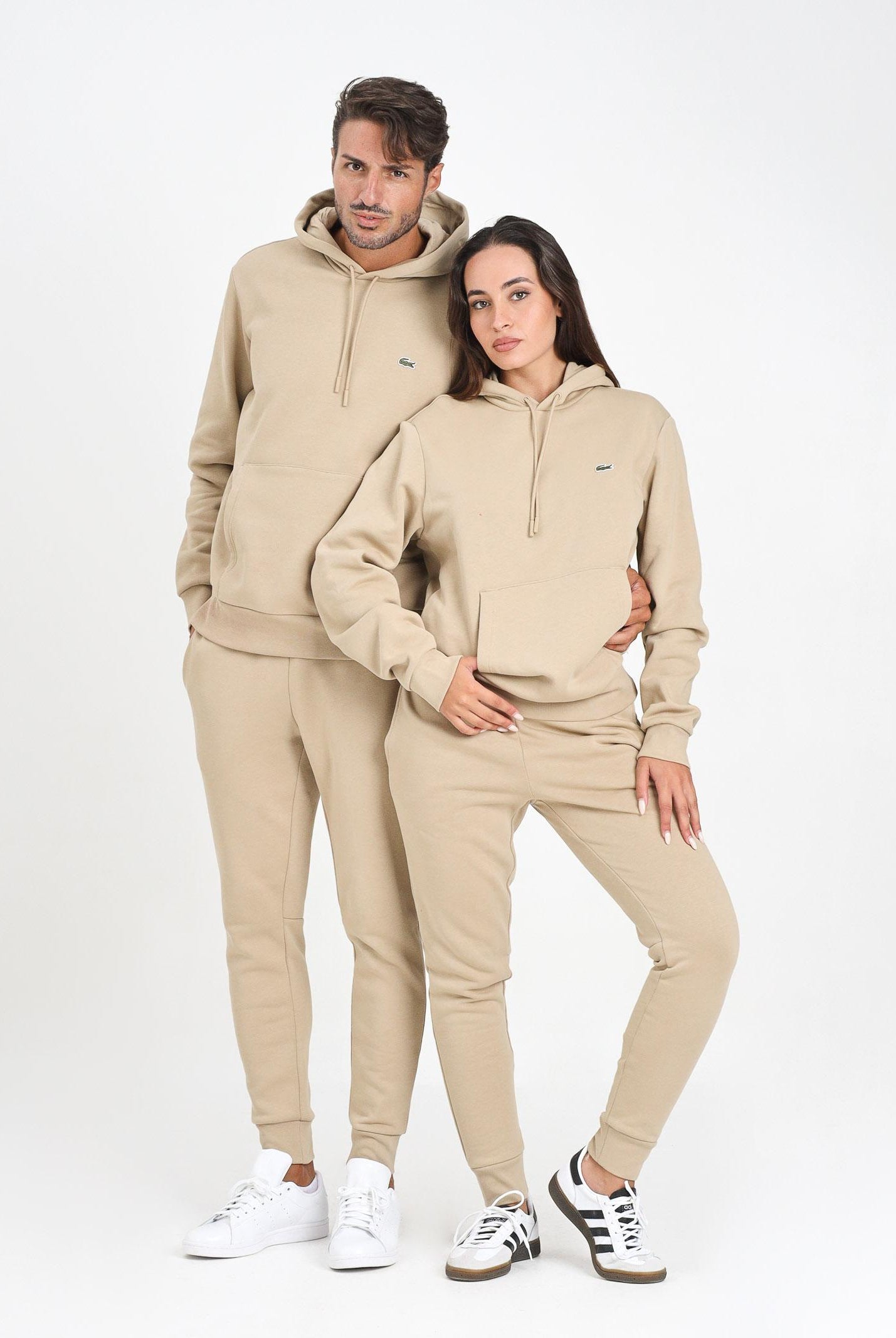 LACOSTE Pantalone sportivo beige per uomo e donna con logo XH9624 02S LACOSTE