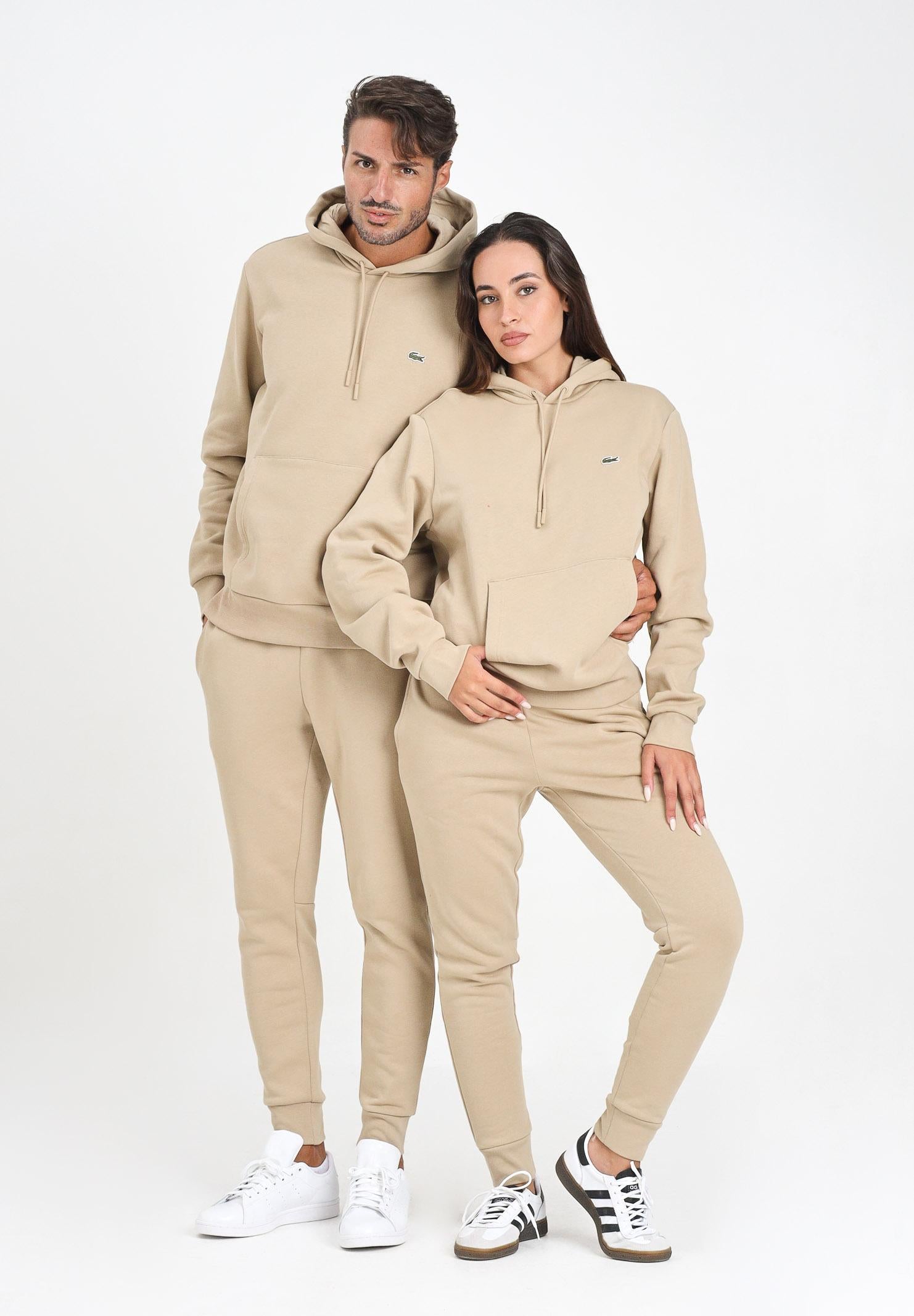 LACOSTE Pantalone sportivo beige per uomo e donna con logo XH9624 02S LACOSTE