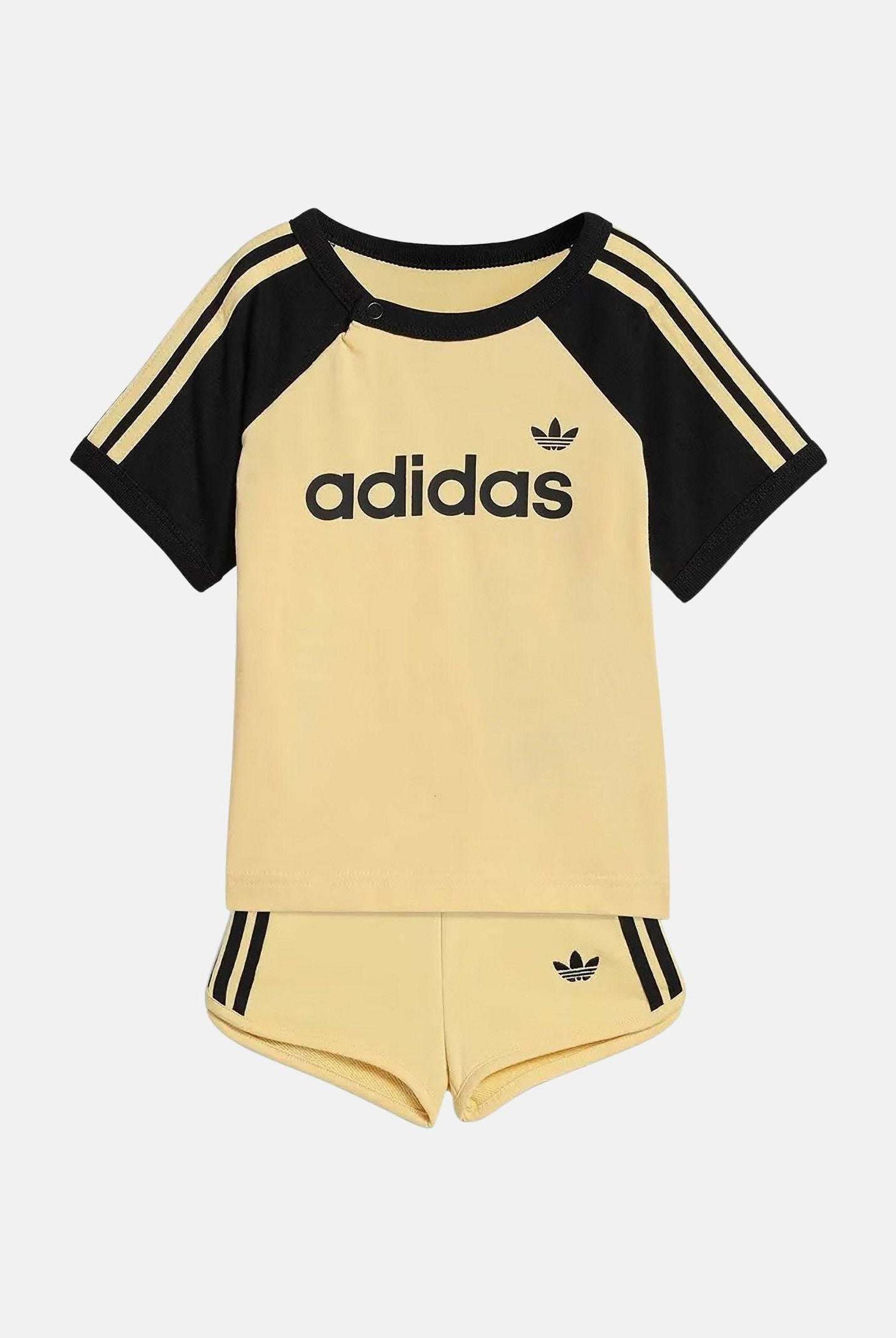 ADIDAS ORIGINALS Completino Sprinter giallo e nero da neonato KD1056 . ADIDAS ORIGINALS
