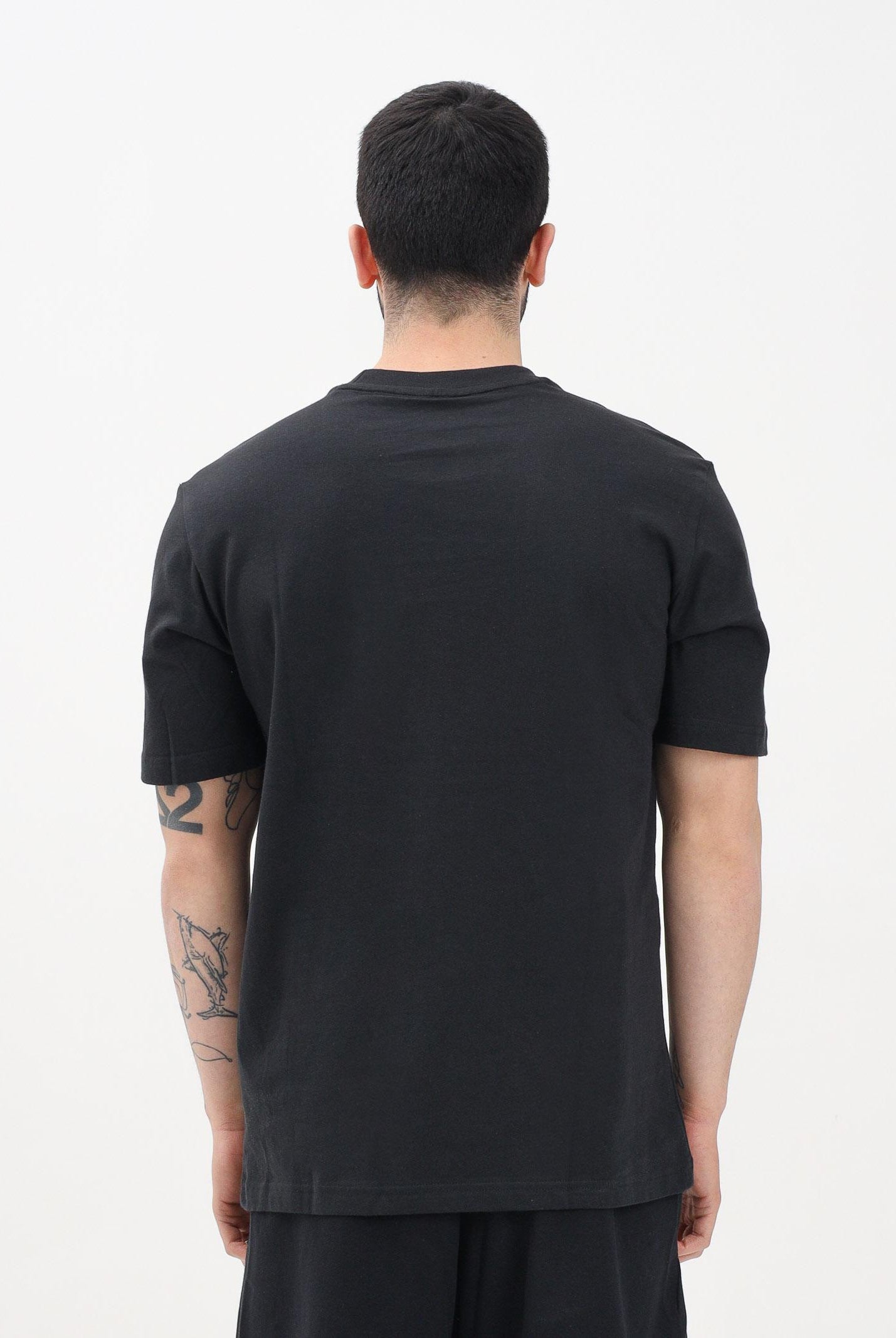 ADIDAS PERFORMANCE T-shirt a manica corta Essentials Big Logo nera da uomo JE8945 . ADIDAS PERFORMANCE