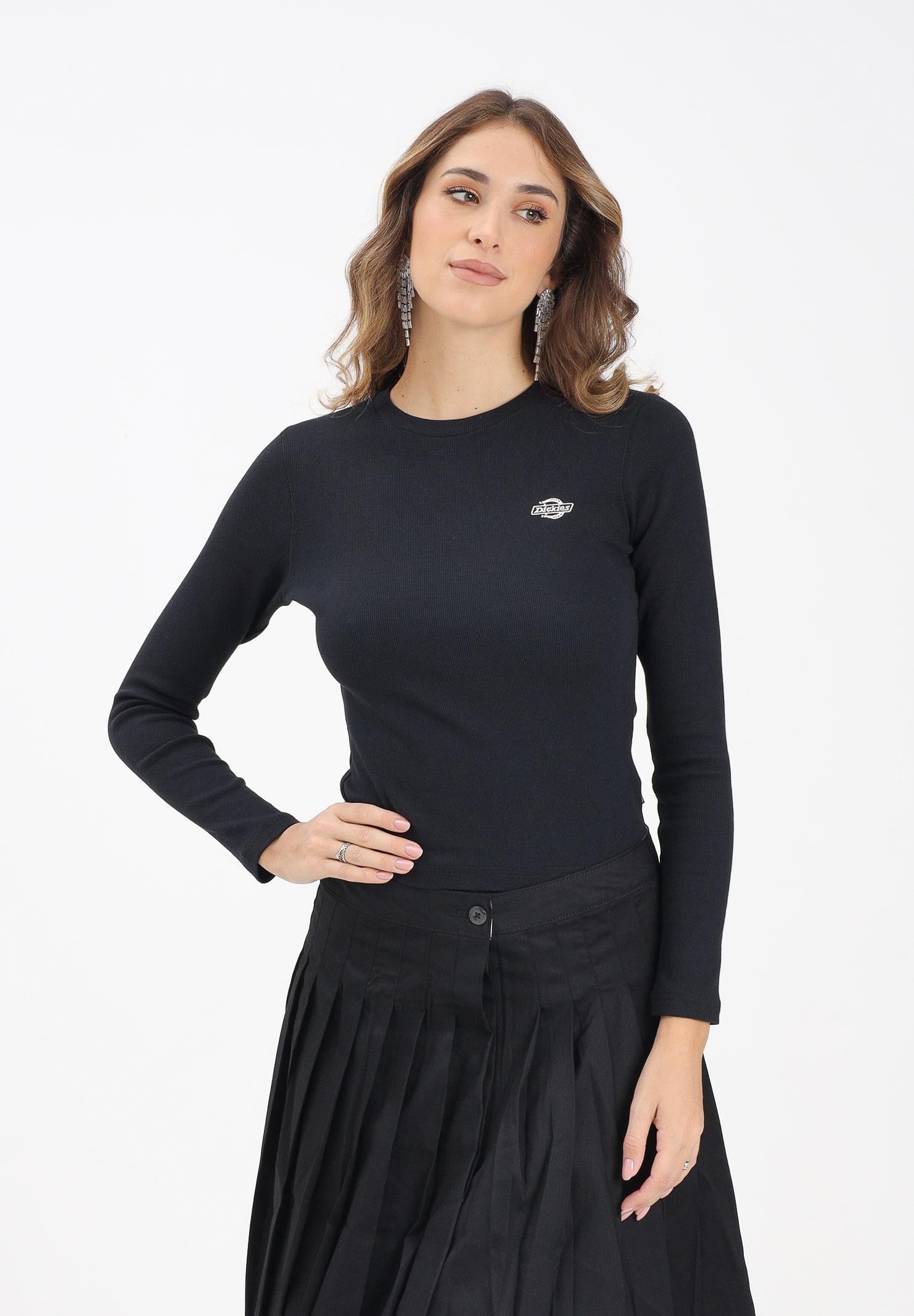 DICKIES T-shirt a manica lunga Gladeville nera da donna DK0A87QABLK1 DIckies