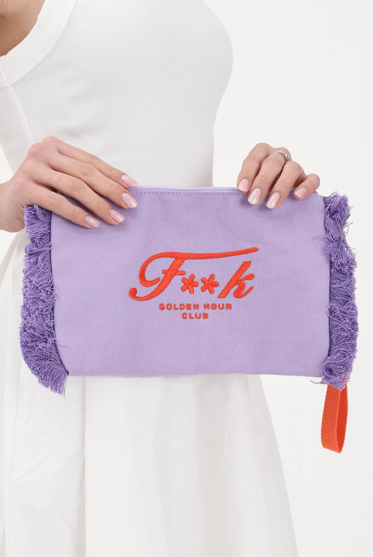 F**K Pochette lilla da donna con logo FA26-SW0108VI . F**K