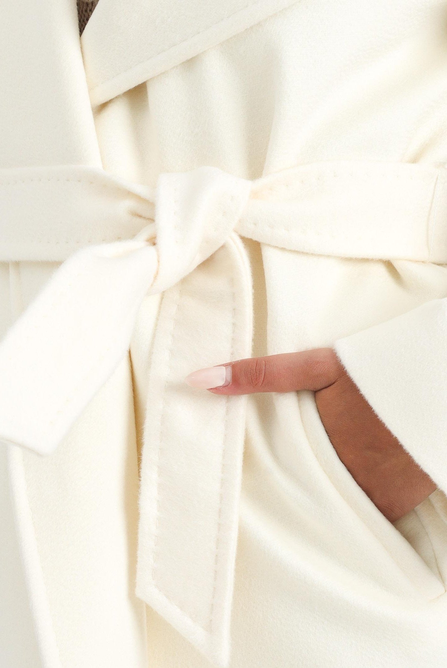 MAX MARA Cappotto NEWMANG panna da donna 2526016061600 001 MAX MARA